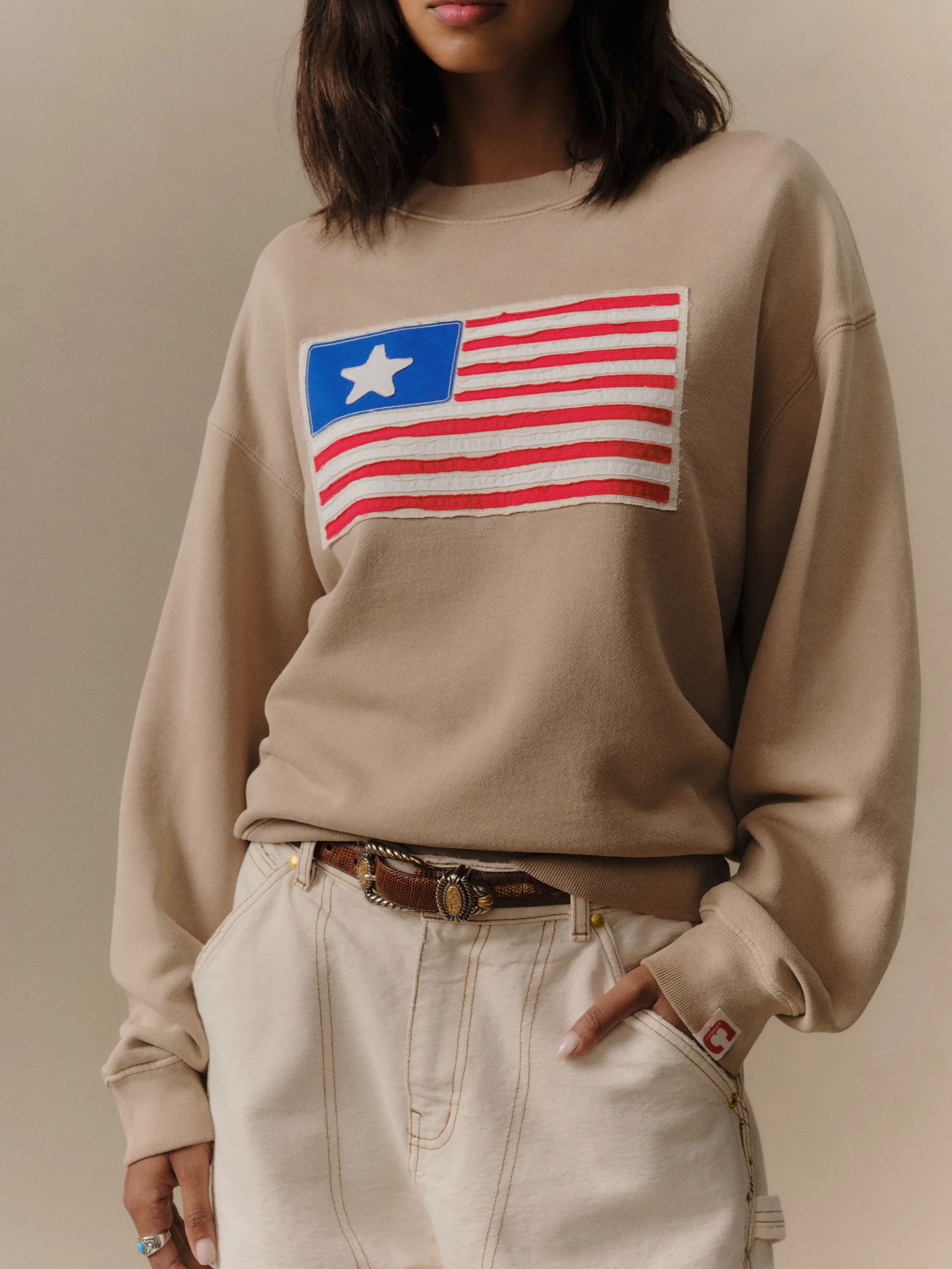 1 Star Crewneck (Desert Tan) - Image 4
