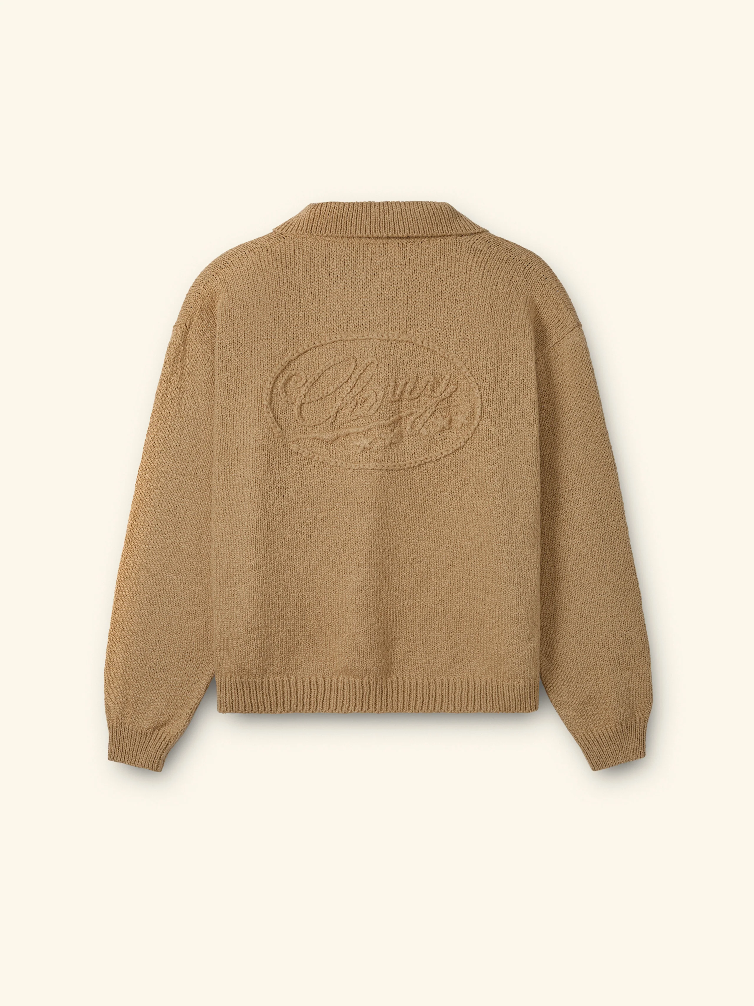 5 Star Henley Knit Crew (Desert Tan) - Image 5