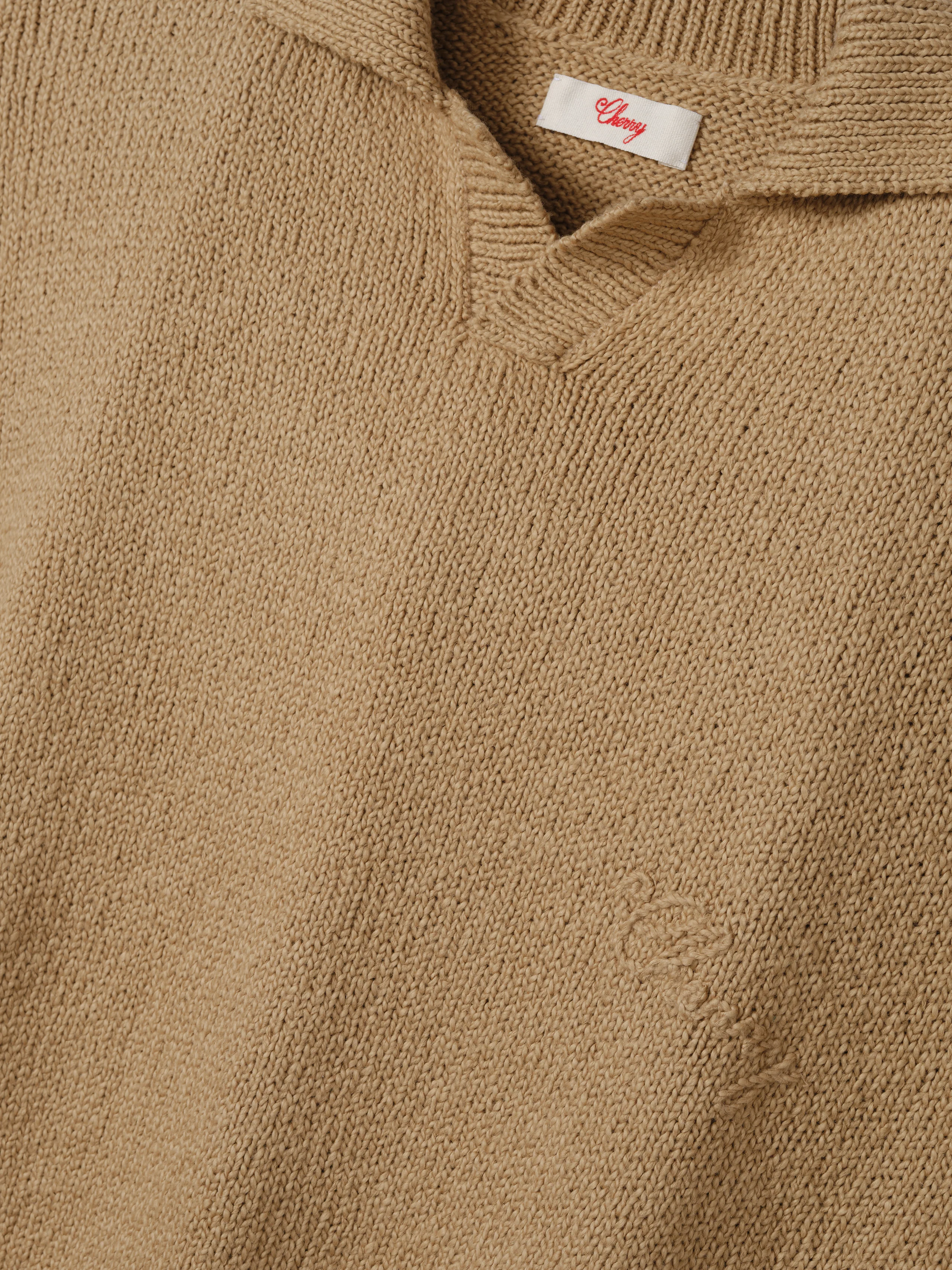 5 Star Henley Knit Crew (Desert Tan) - Image 6