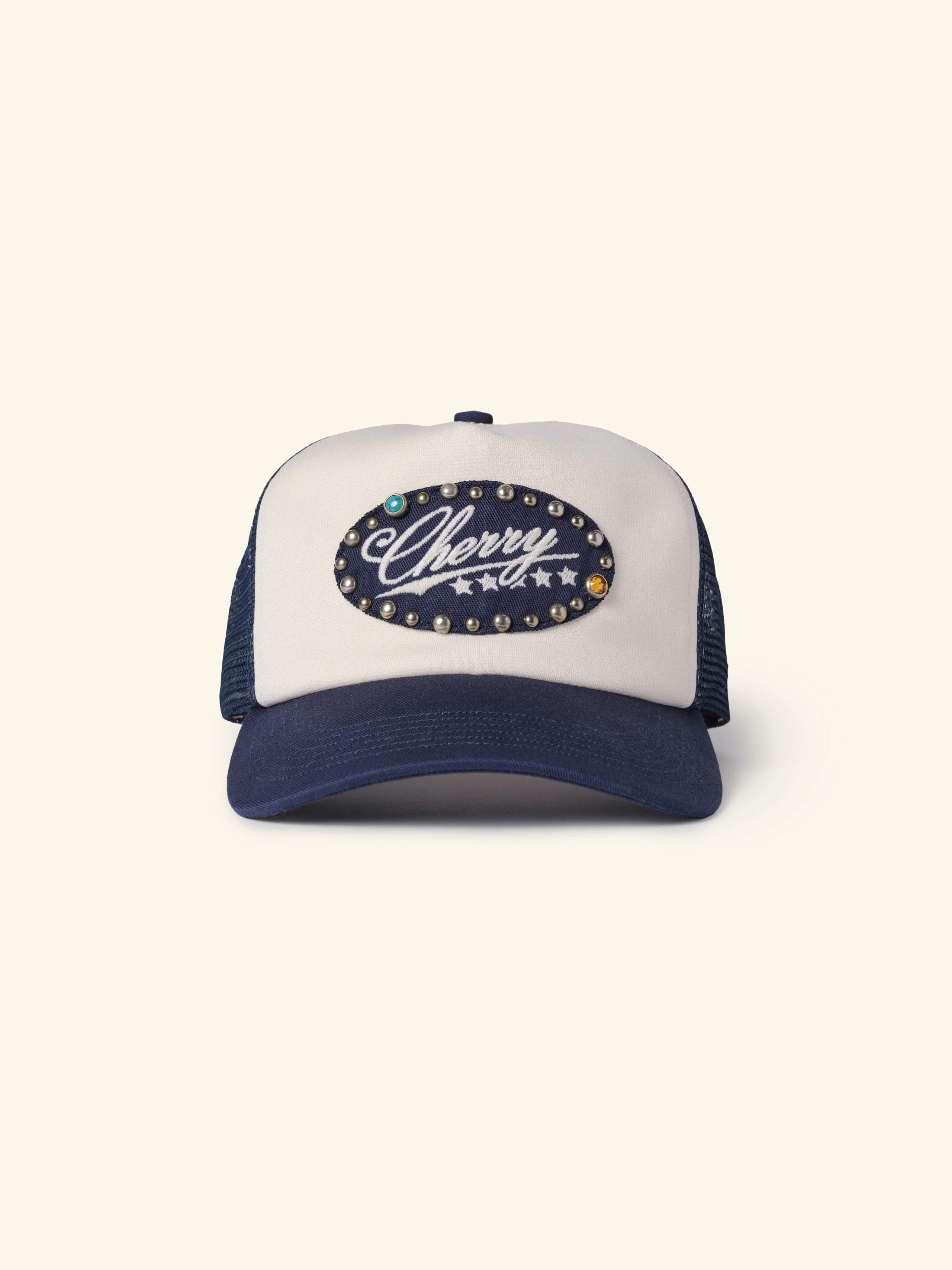 5 Star Studded Trucker (Navy)
