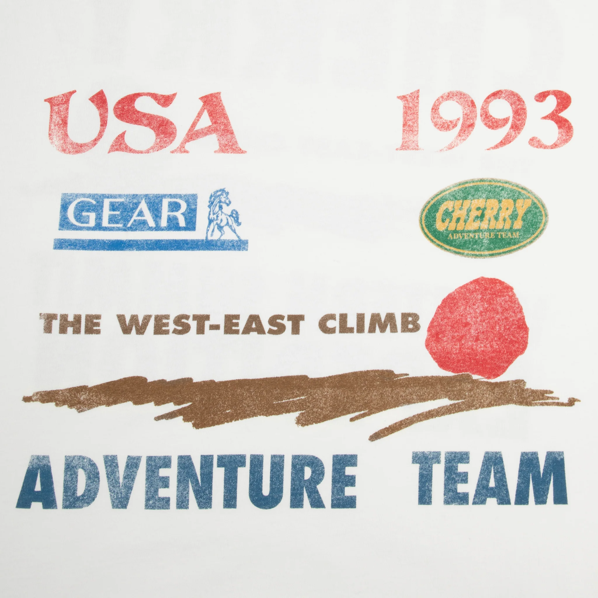 Adventure Team L/S T-Shirt (White) - Image 3