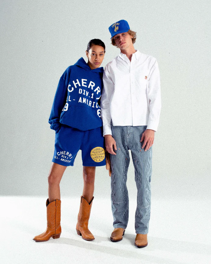 All American Midweight Sweatshorts (Royal) - Image 7