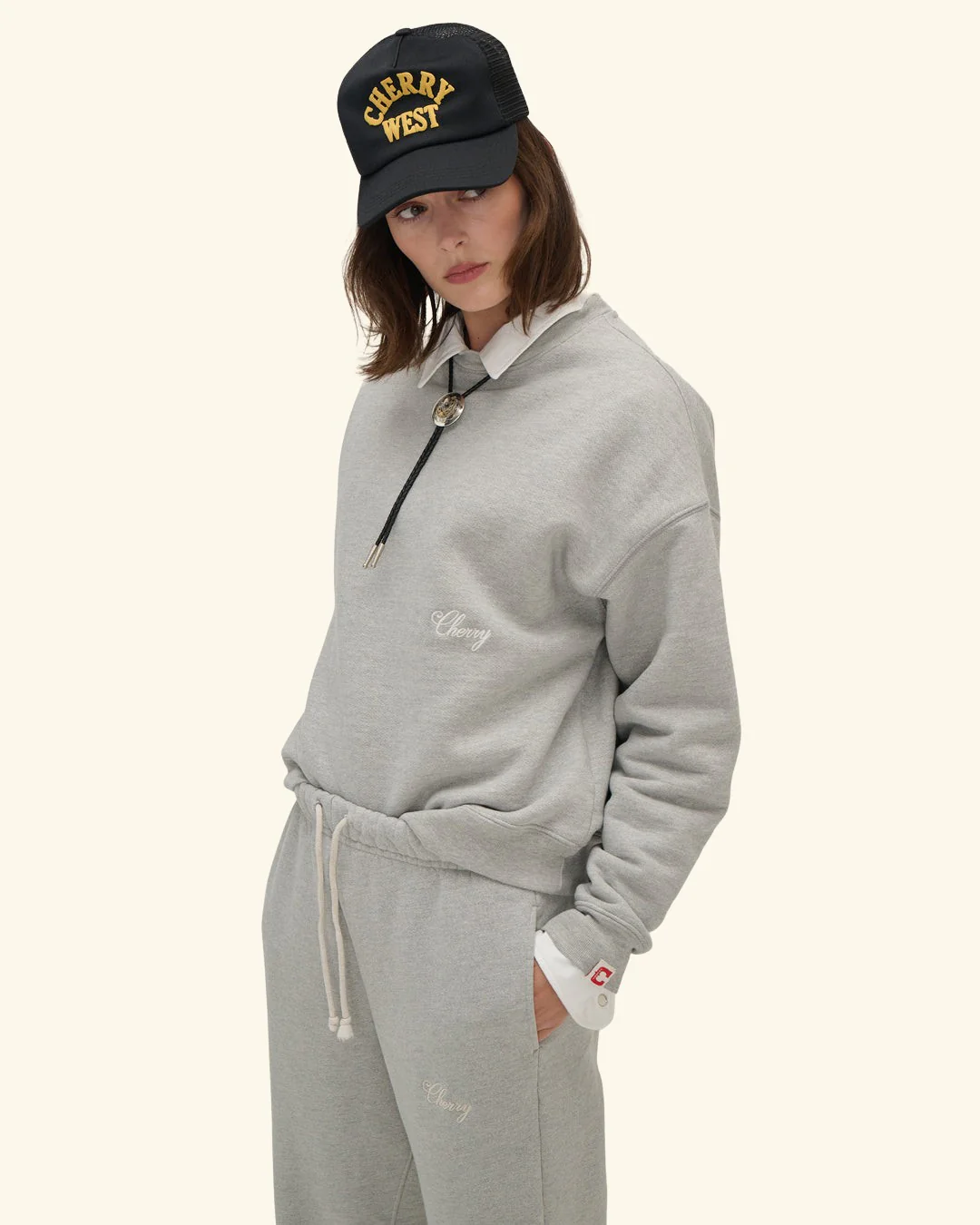 American Classic Crewneck (Heather Grey) - Image 5