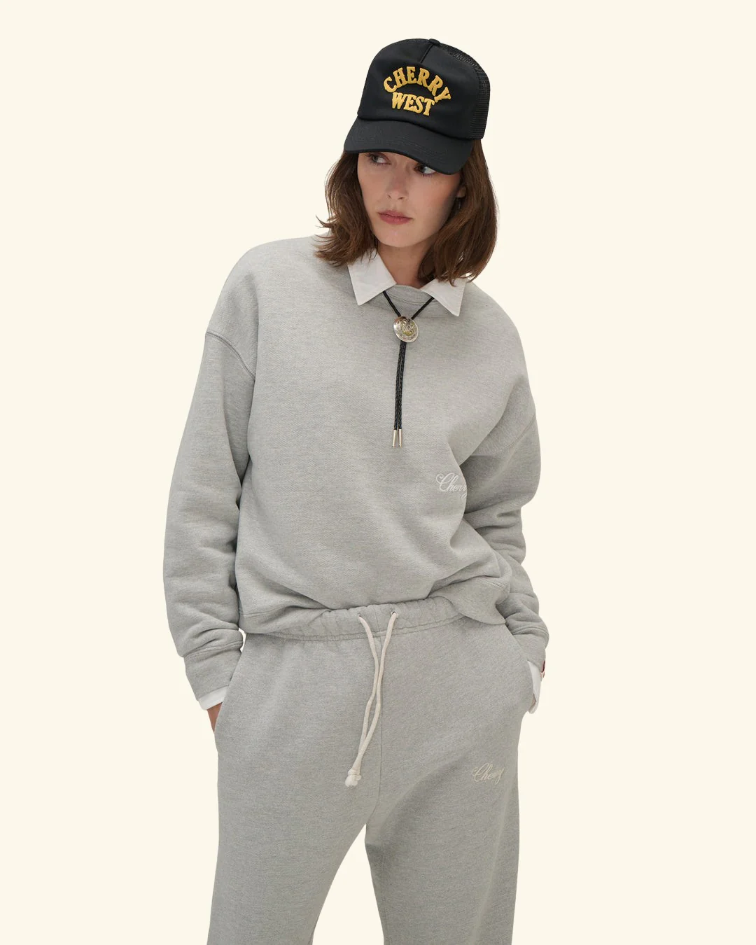 American Classic Crewneck (Heather Grey) - Image 6
