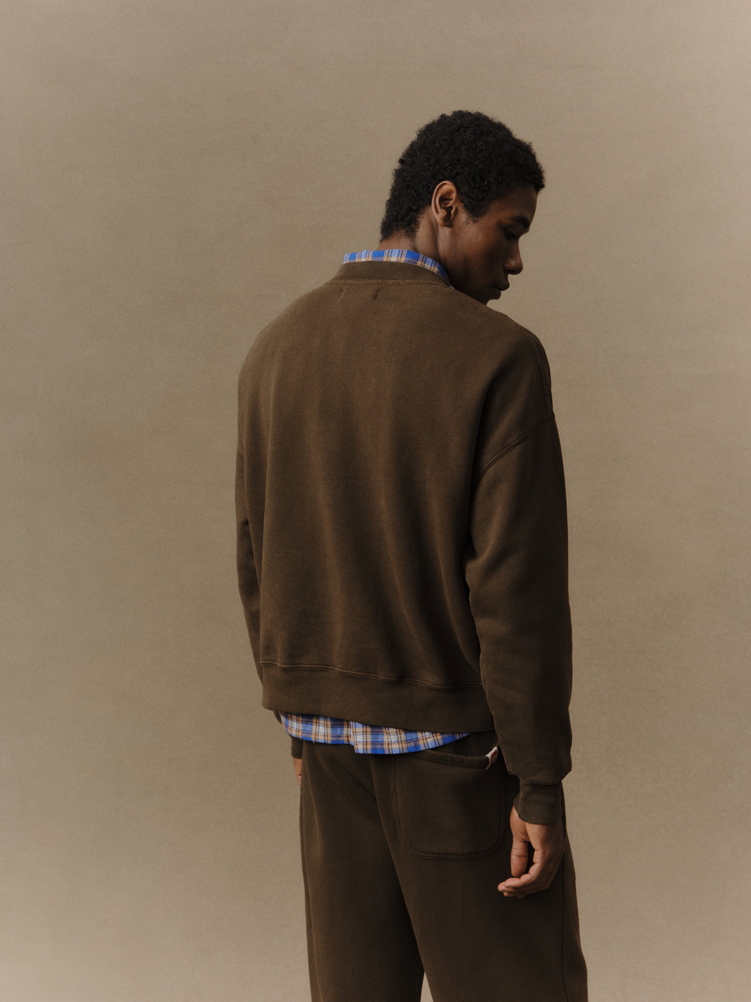 American Classic Crewneck (Chocolate) - Image 3