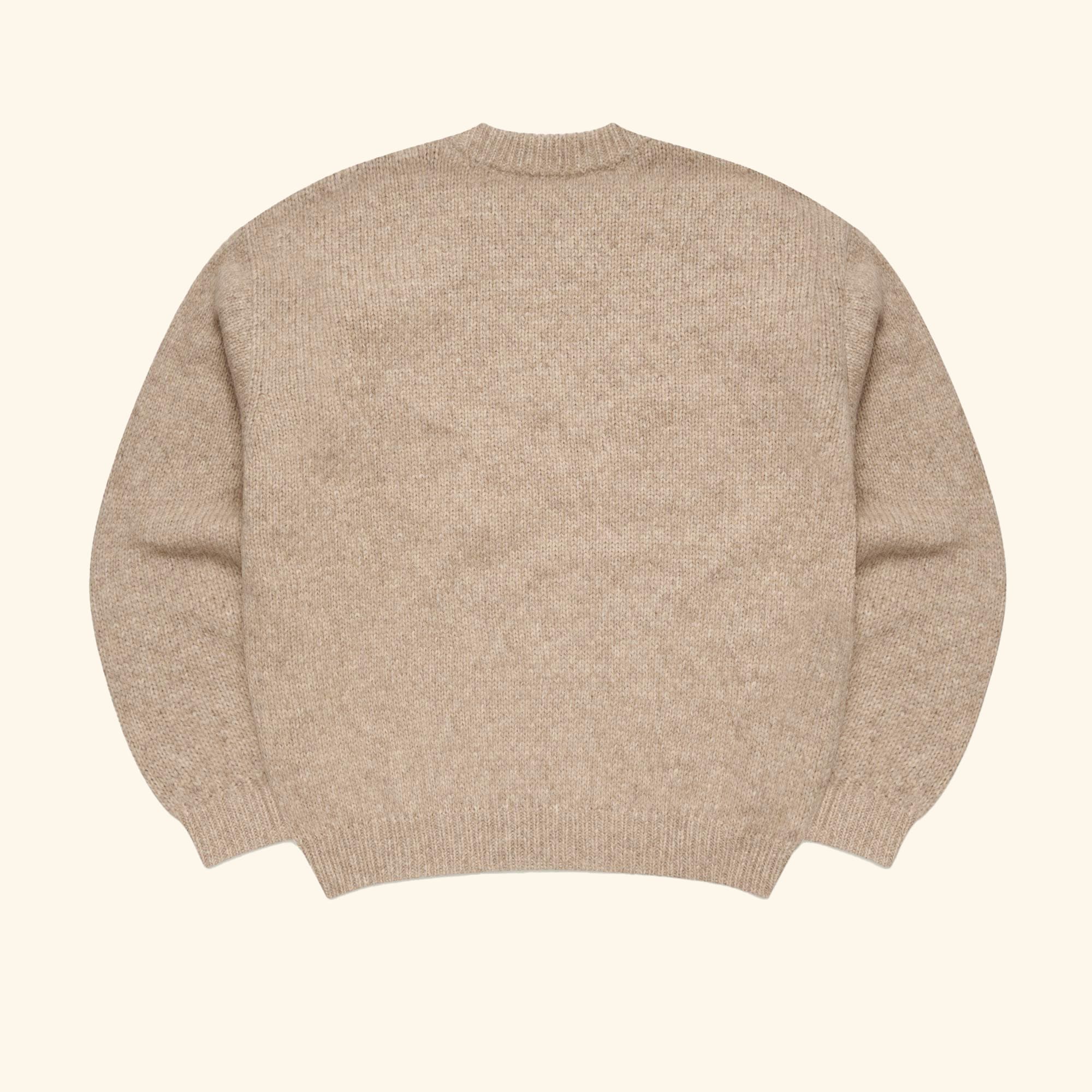 American Classic Knit Crew (Oatmeal) - Image 3