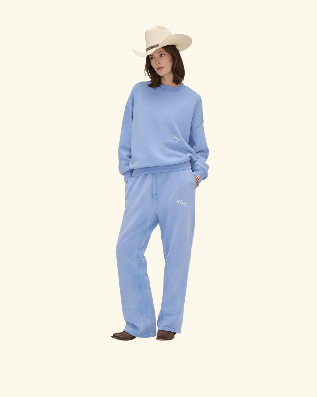 American Classic Sweatpants (Sun Faded Blue) - Image 4
