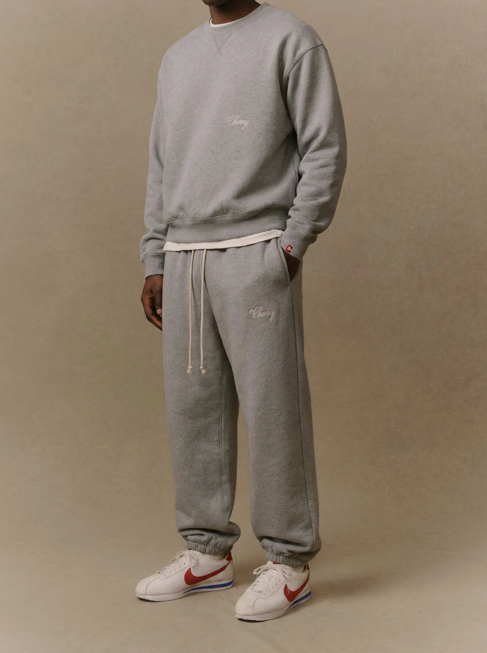 American Classic Sweatpants (Heather Grey) - Image 2