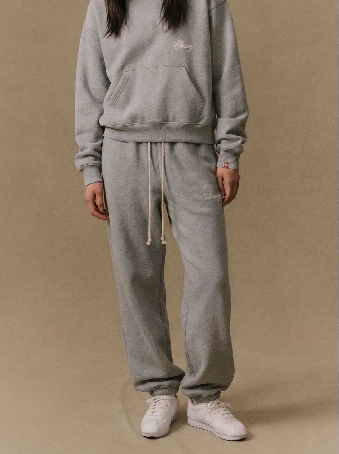 American Classic Sweatpants (Heather Grey) - Image 6