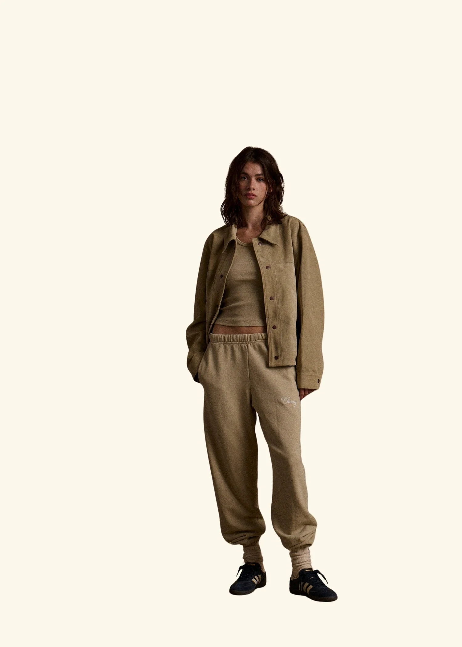 American Classic Sweatpants (Tan) - Image 4