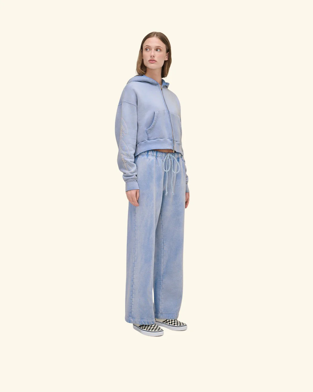 American Star Women's Sweatpants (Sun Faded Blue) - Image 4