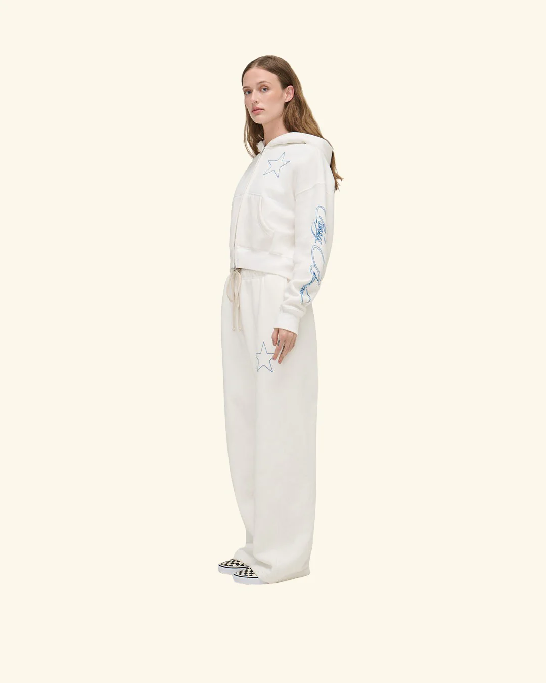 American Star Women's Sweatpants (Vintage White) - Image 5