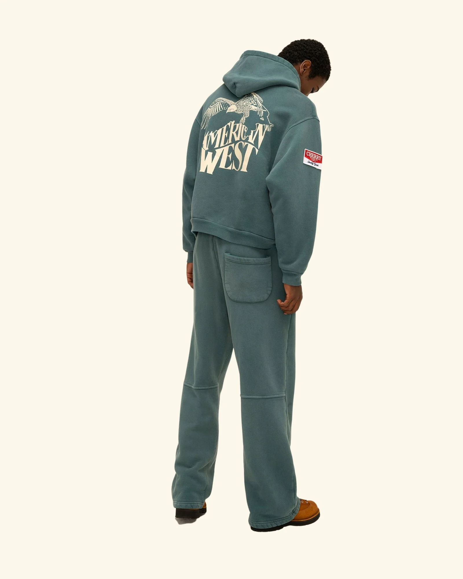 Chevron Patch Parachute Sweatpants - Image 4