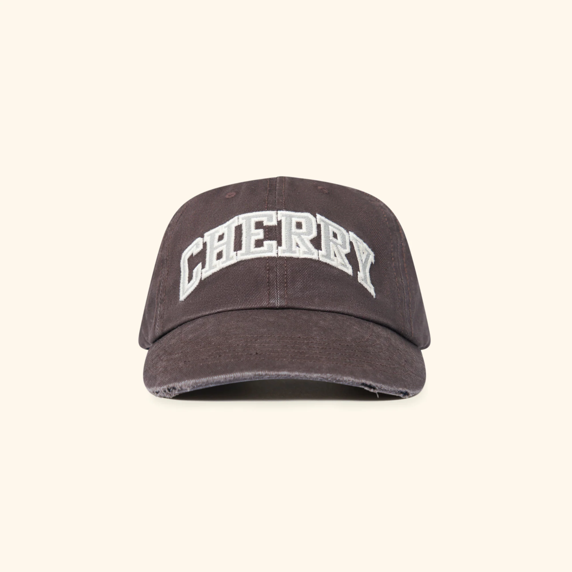 Applique 6 Panel Hat (Chocolate)