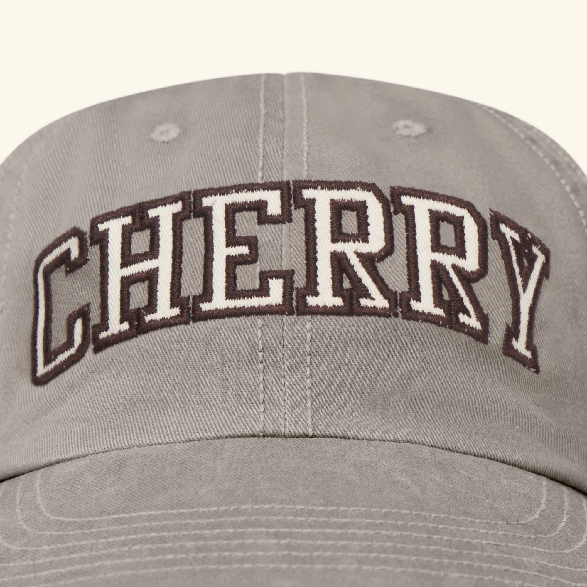 Applique 6 Panel Hat (Grey) - Image 3
