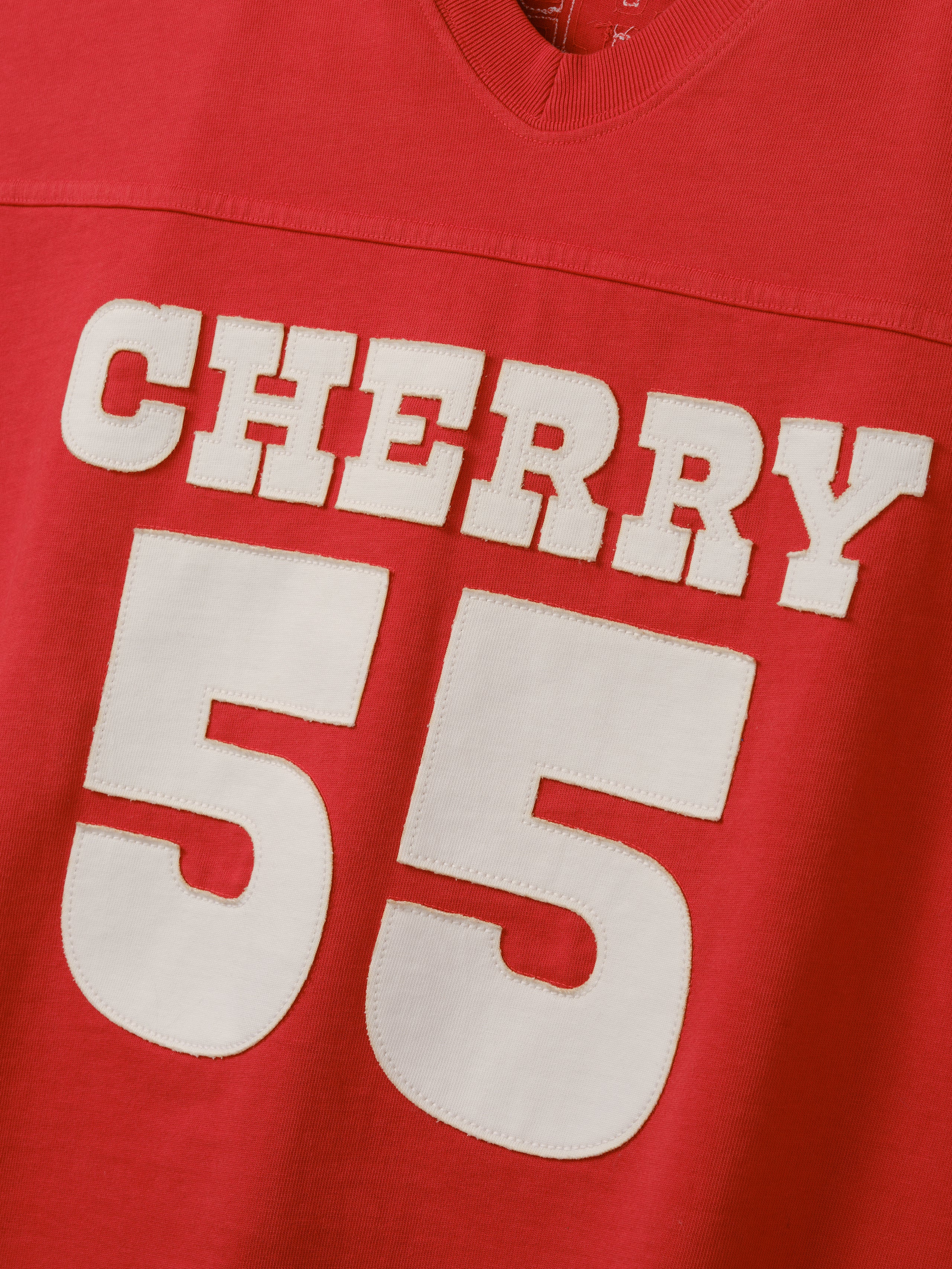 Appliqué Football Jersey (Tomato) - Image 6