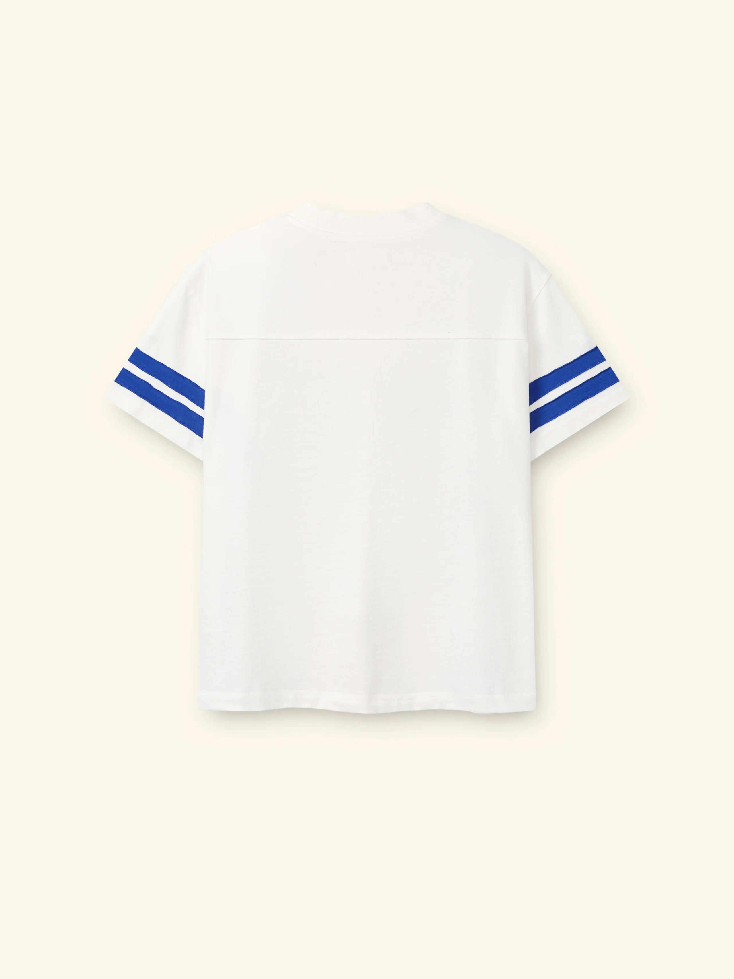 Appliqué Football Jersey (Vintage White) - Image 5