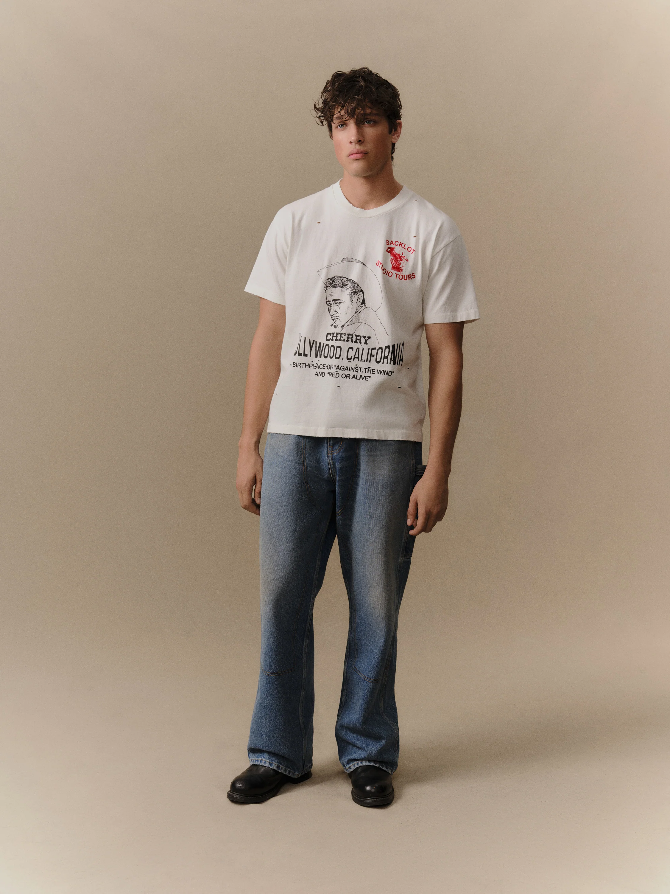 Back Lot Classic T-Shirt (Vintage White) - Image 2