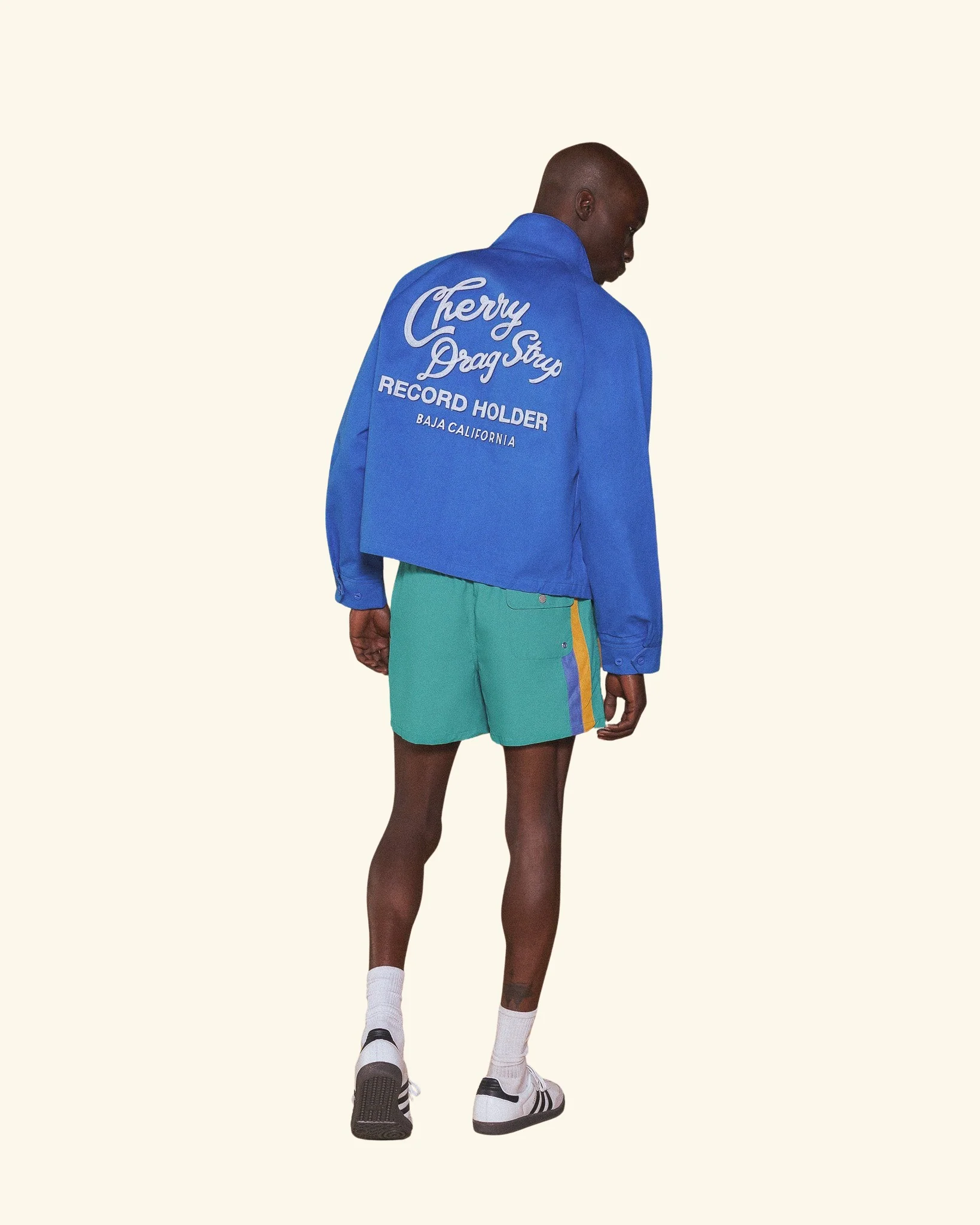 Baja Drag Strip Swim Short (Green) - Image 2
