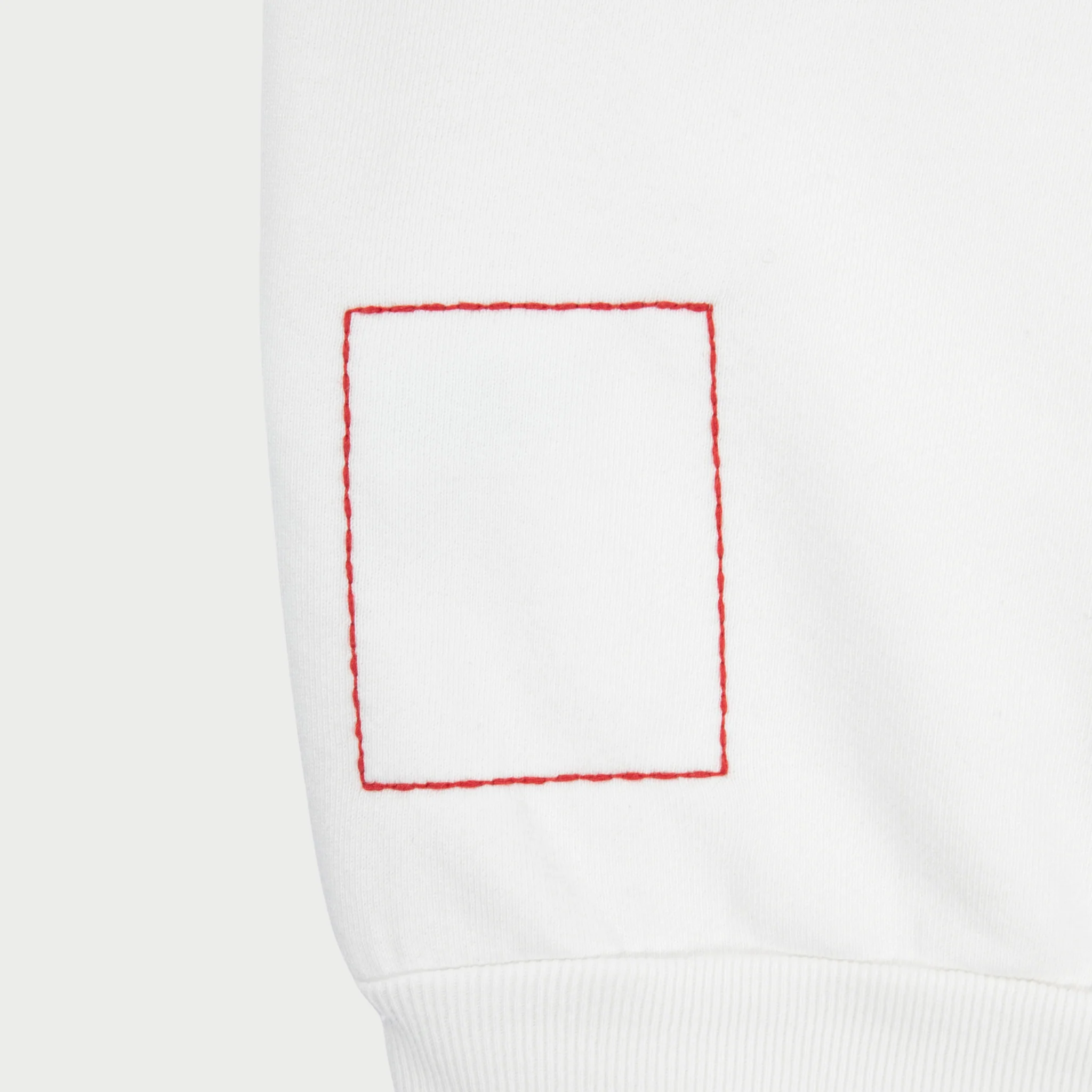 Basic L/S Polo Fleece (White) - Image 3