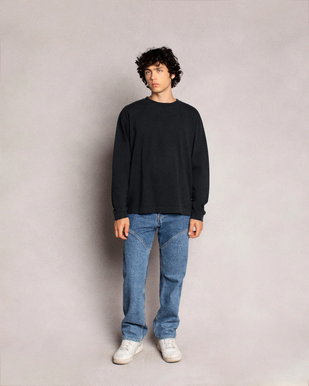Basic L/S T-Shirt (Vintage Black) - Image 3