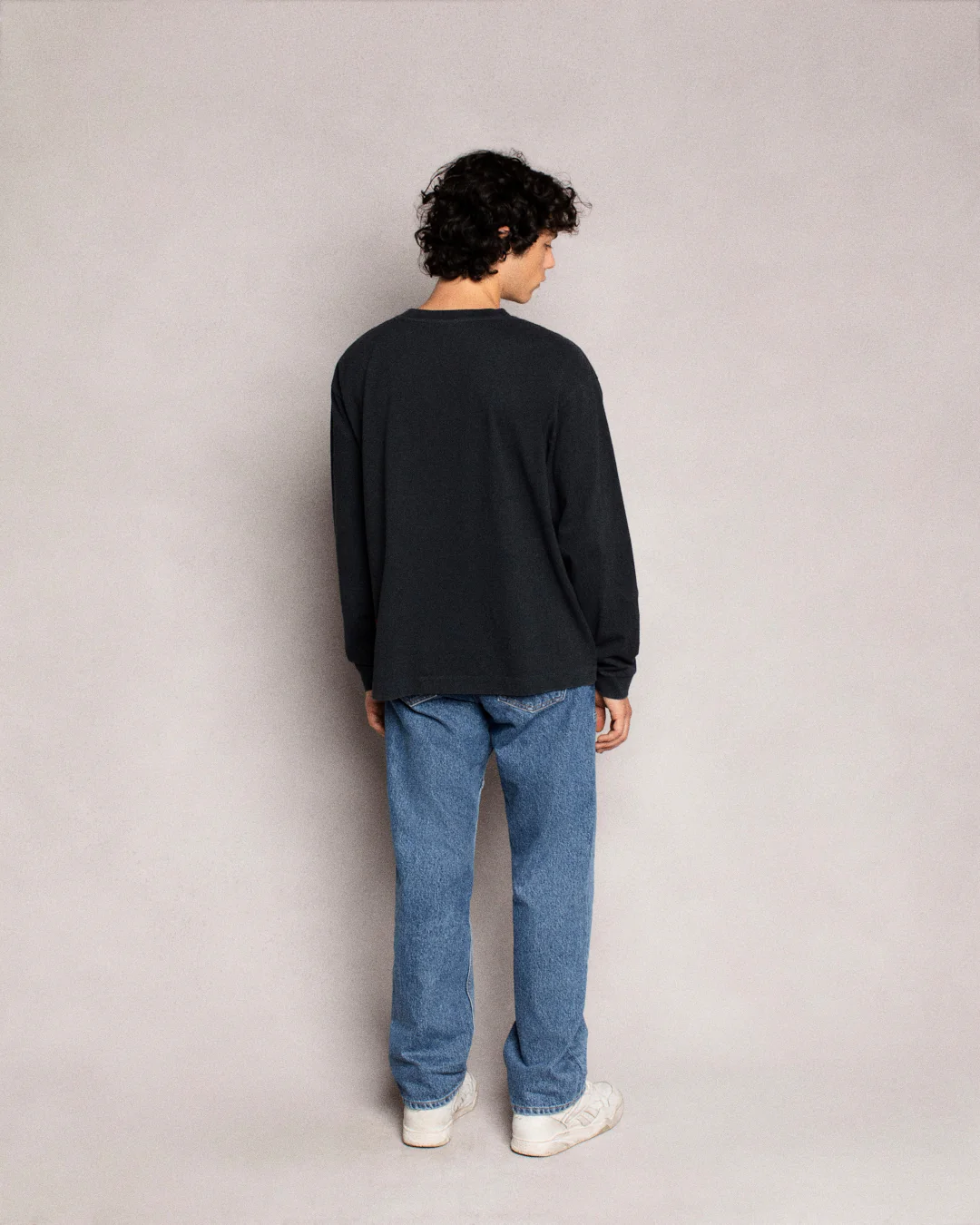 Basic L/S T-Shirt (Vintage Black) - Image 4