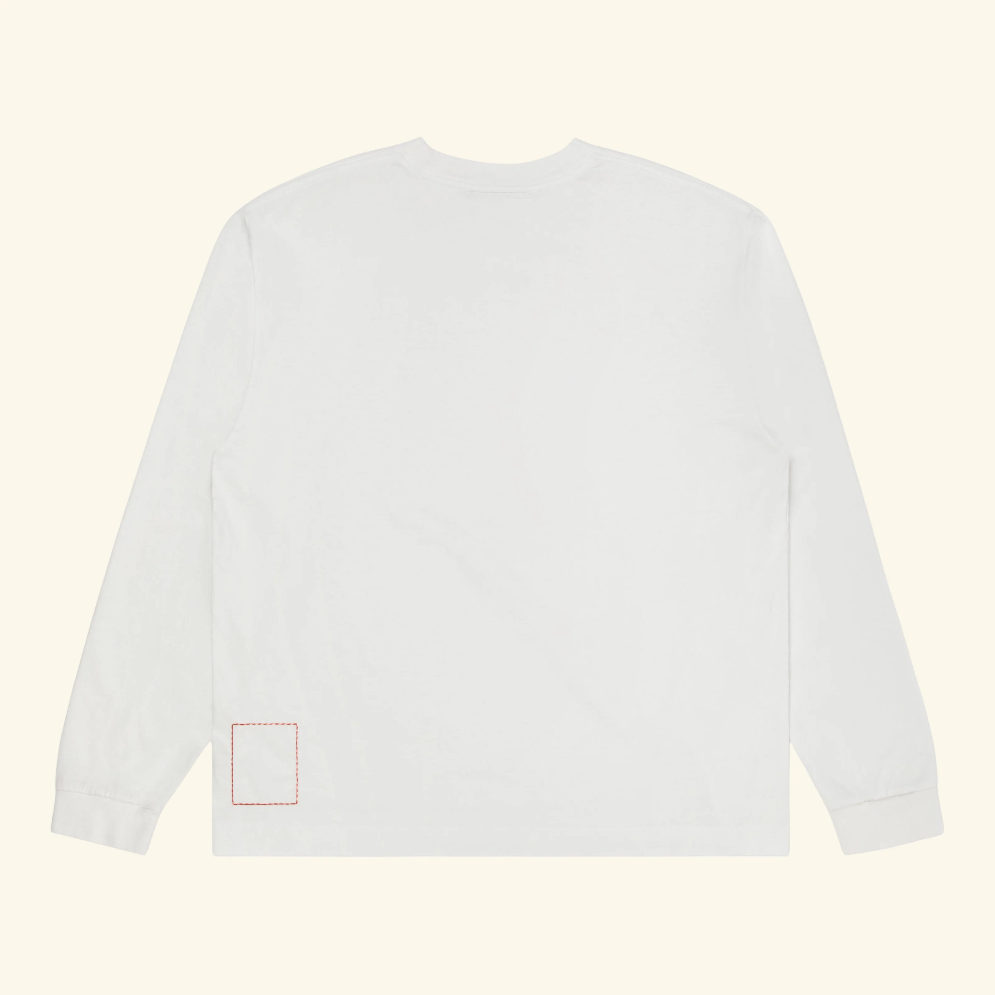Basic L/S T-Shirt (Vintage White) - Image 2