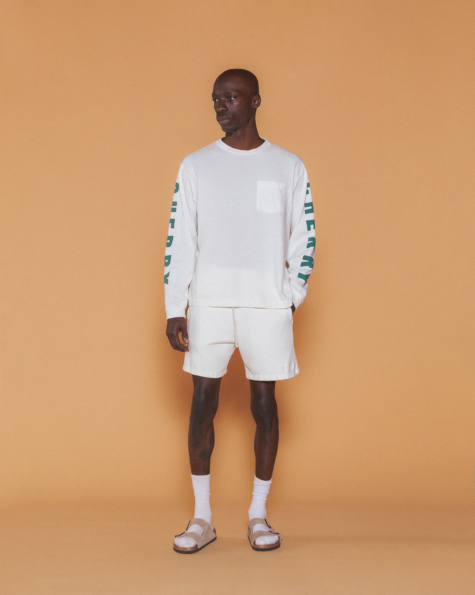 Baja Sweatshorts (White) - Image 2