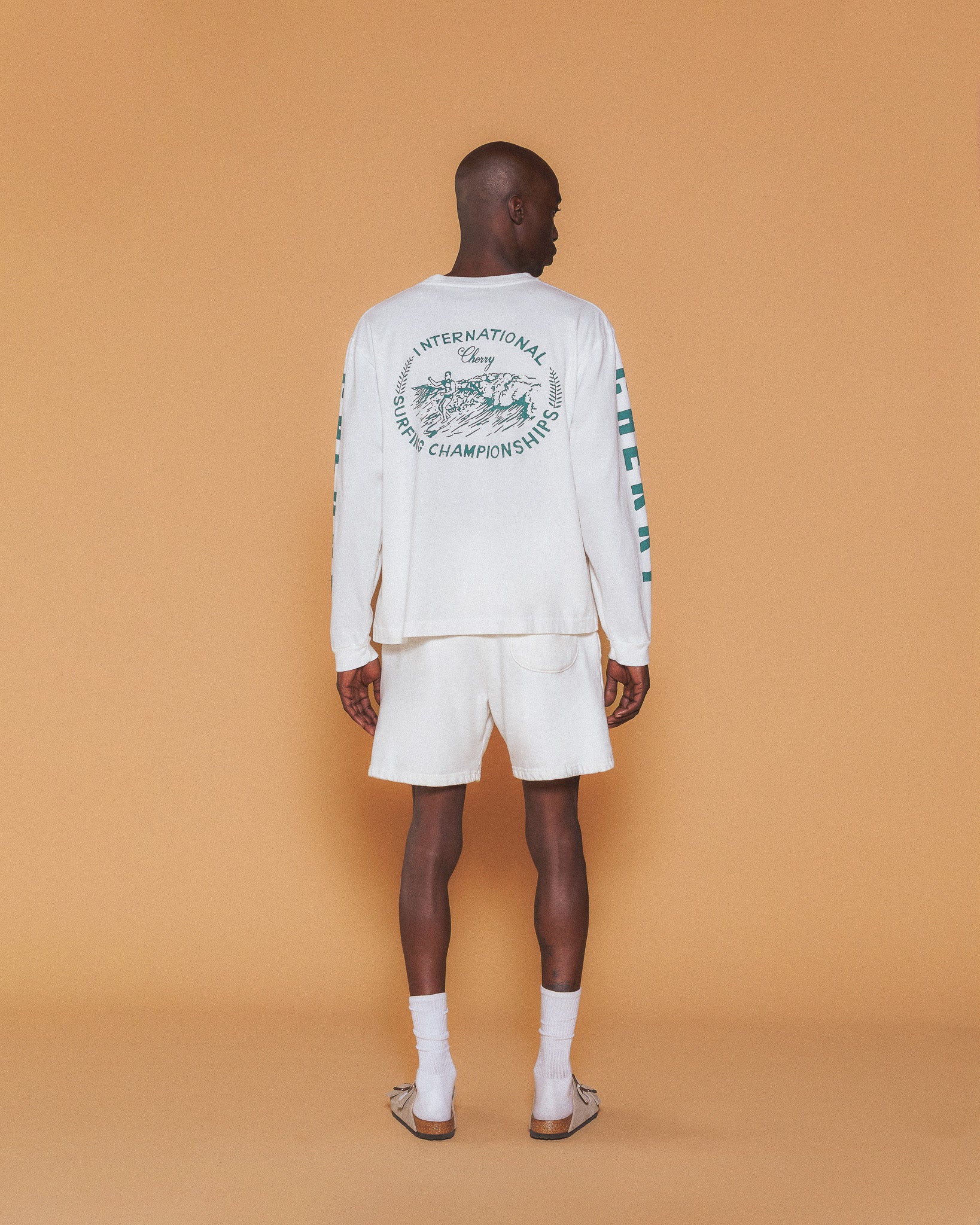 Baja Sweatshorts (White) - Image 4