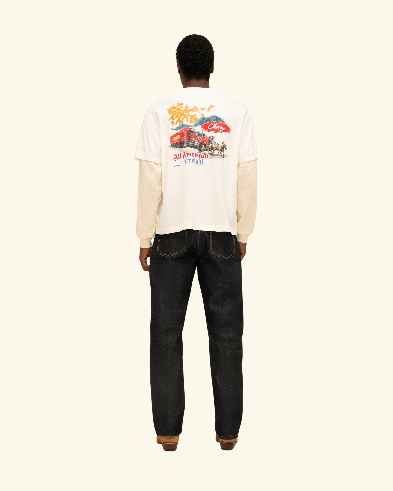 Truck Boxy Pocket Thermal L/S Tee - Image 3