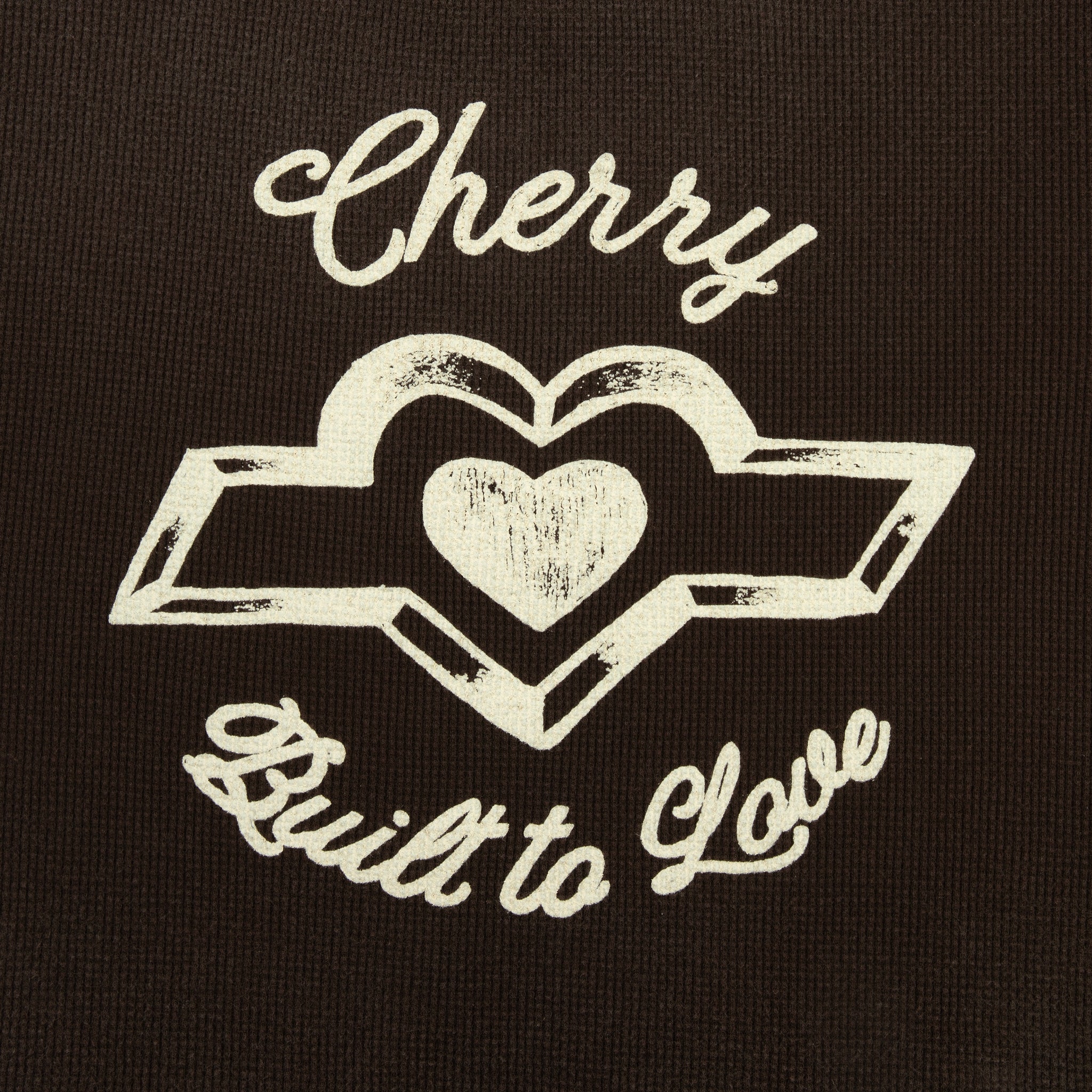Built to Love Thermal Baby Tee (Espresso) - Image 4