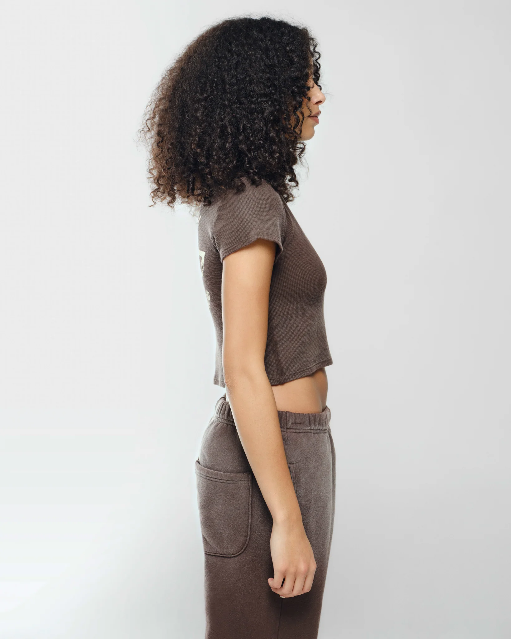 Built to Love Thermal Baby Tee (Espresso) - Image 6