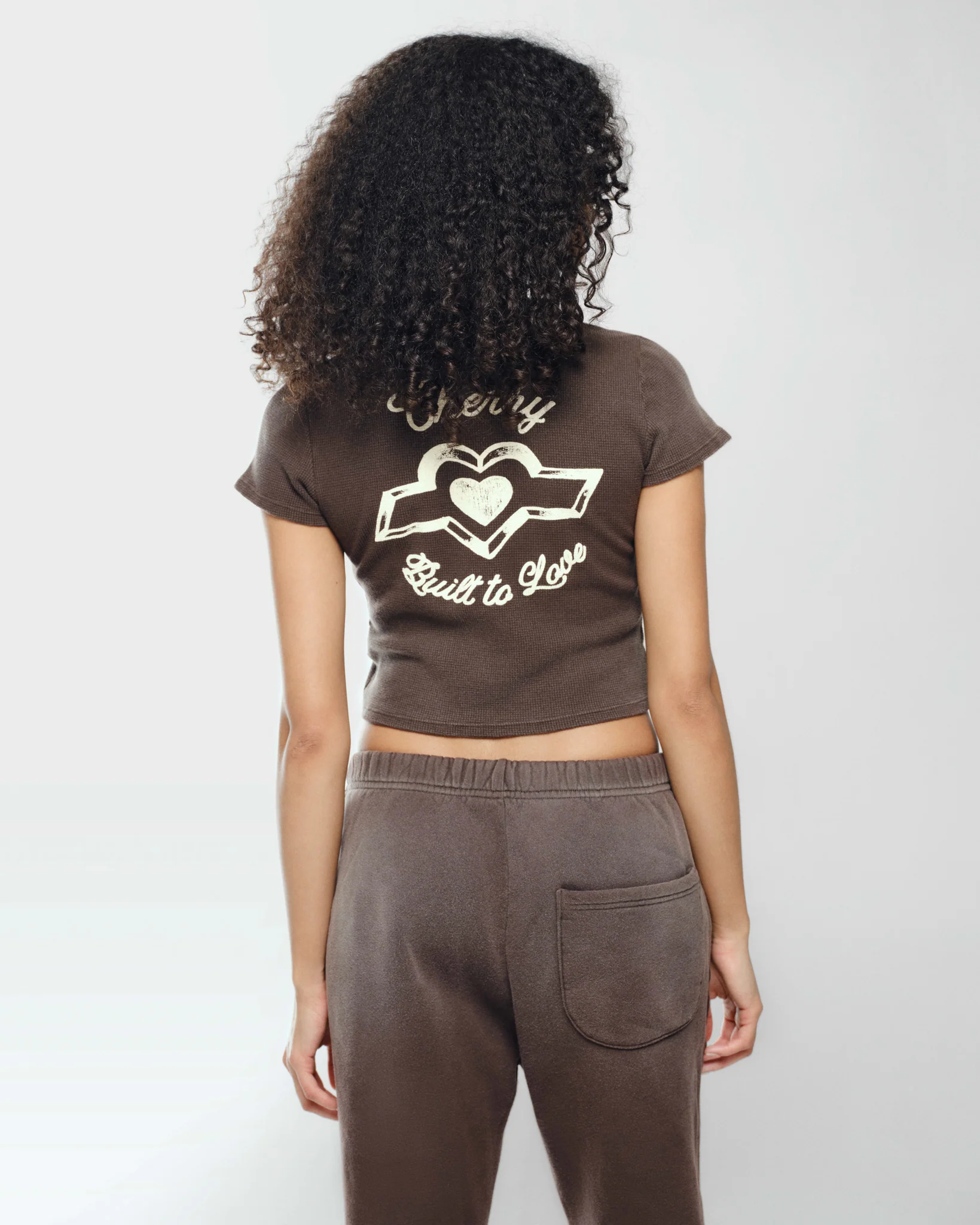 Built to Love Thermal Baby Tee (Espresso) - Image 7