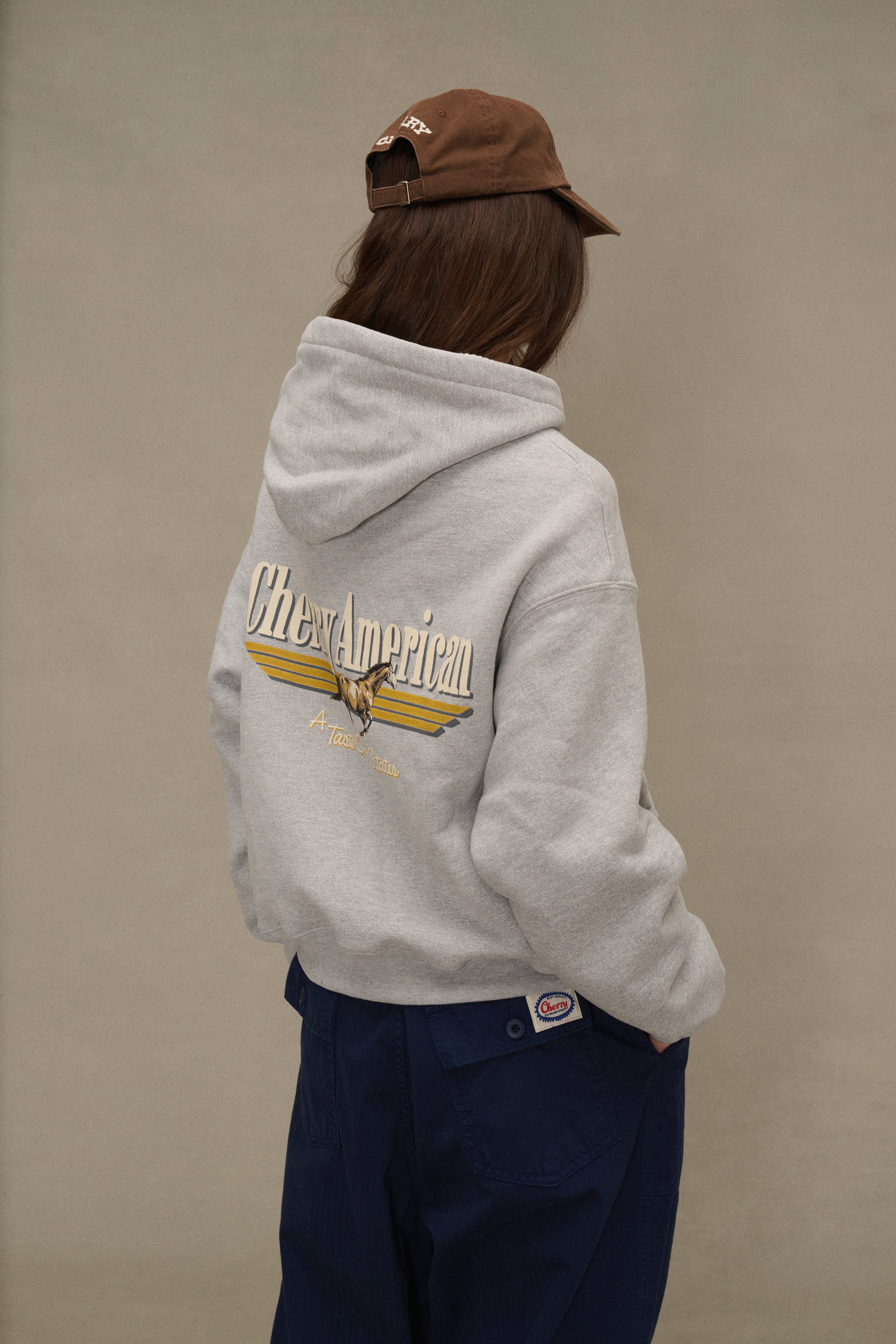 Thermal Zip Up Hoodie (Heather Grey) - Image 4