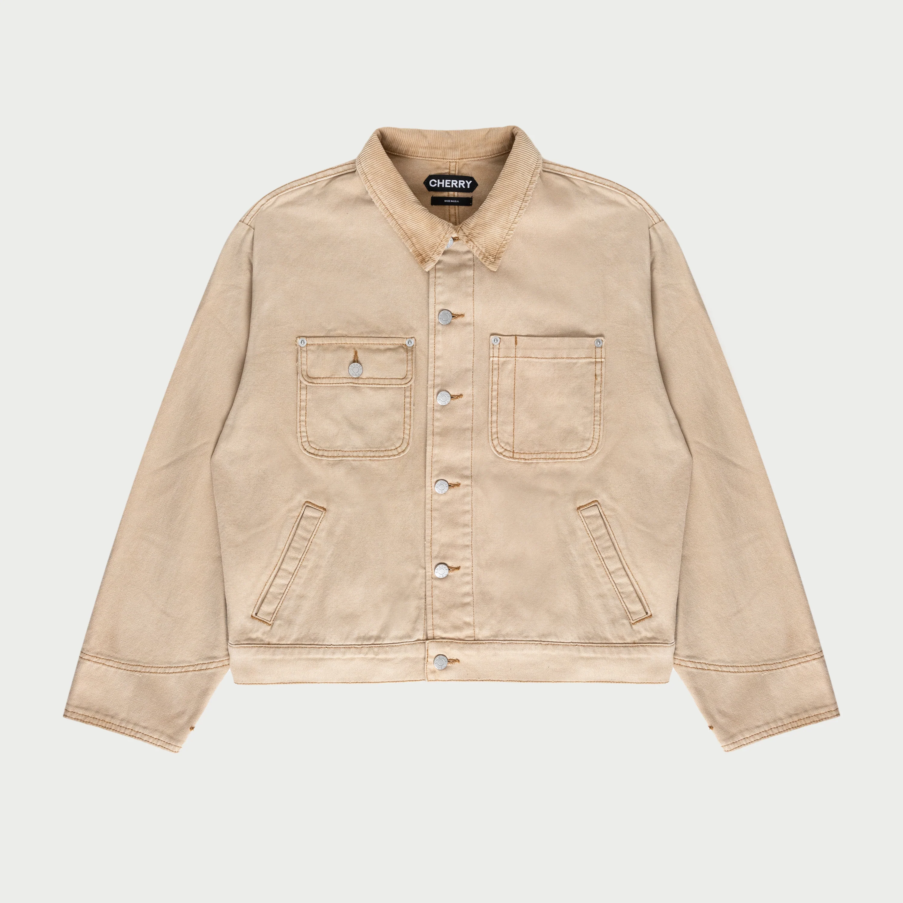 Canvas Mechanic Jacket (Sand))