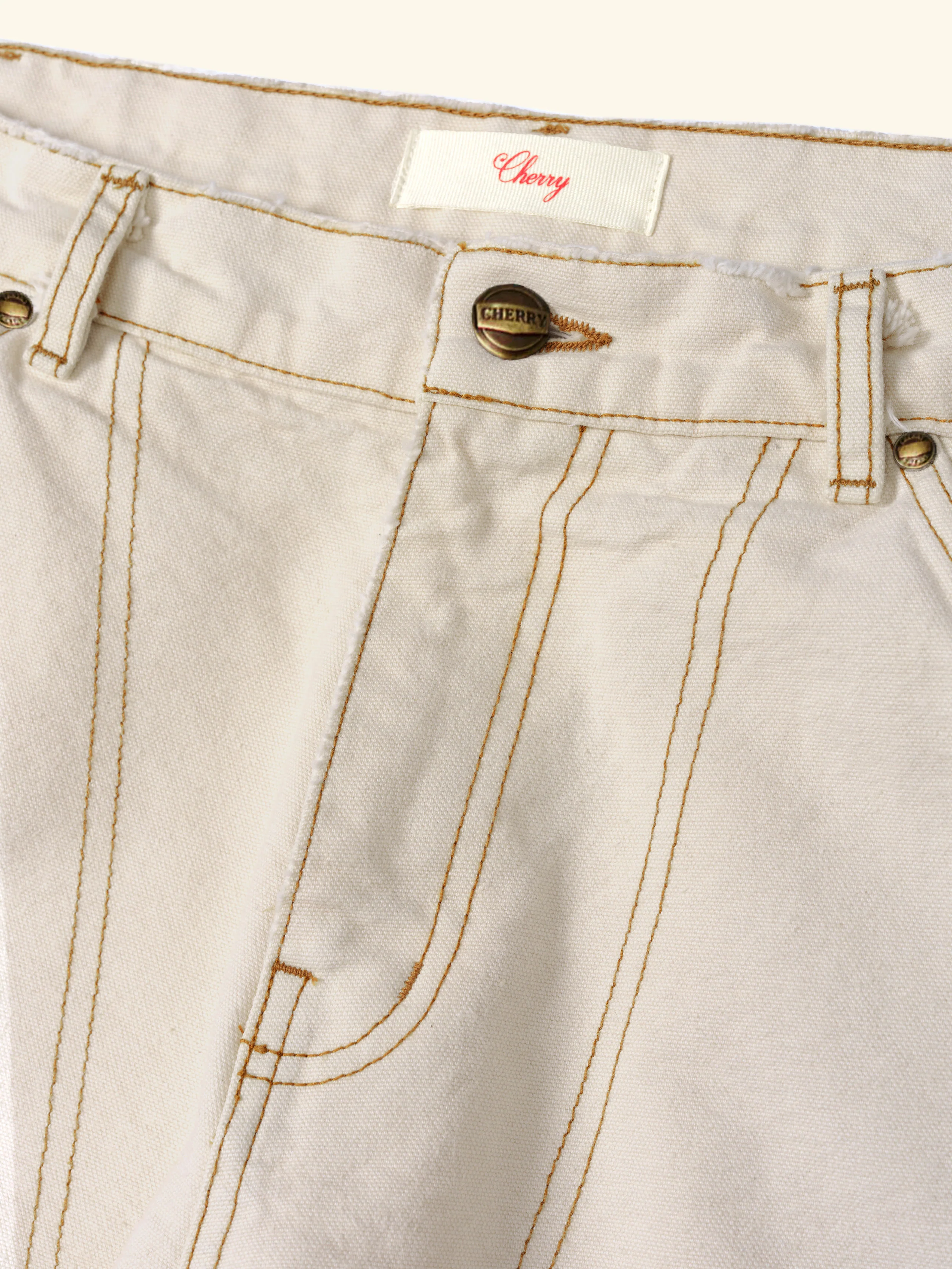 Canvas Carpenter Pant (Vintage White) - Image 7