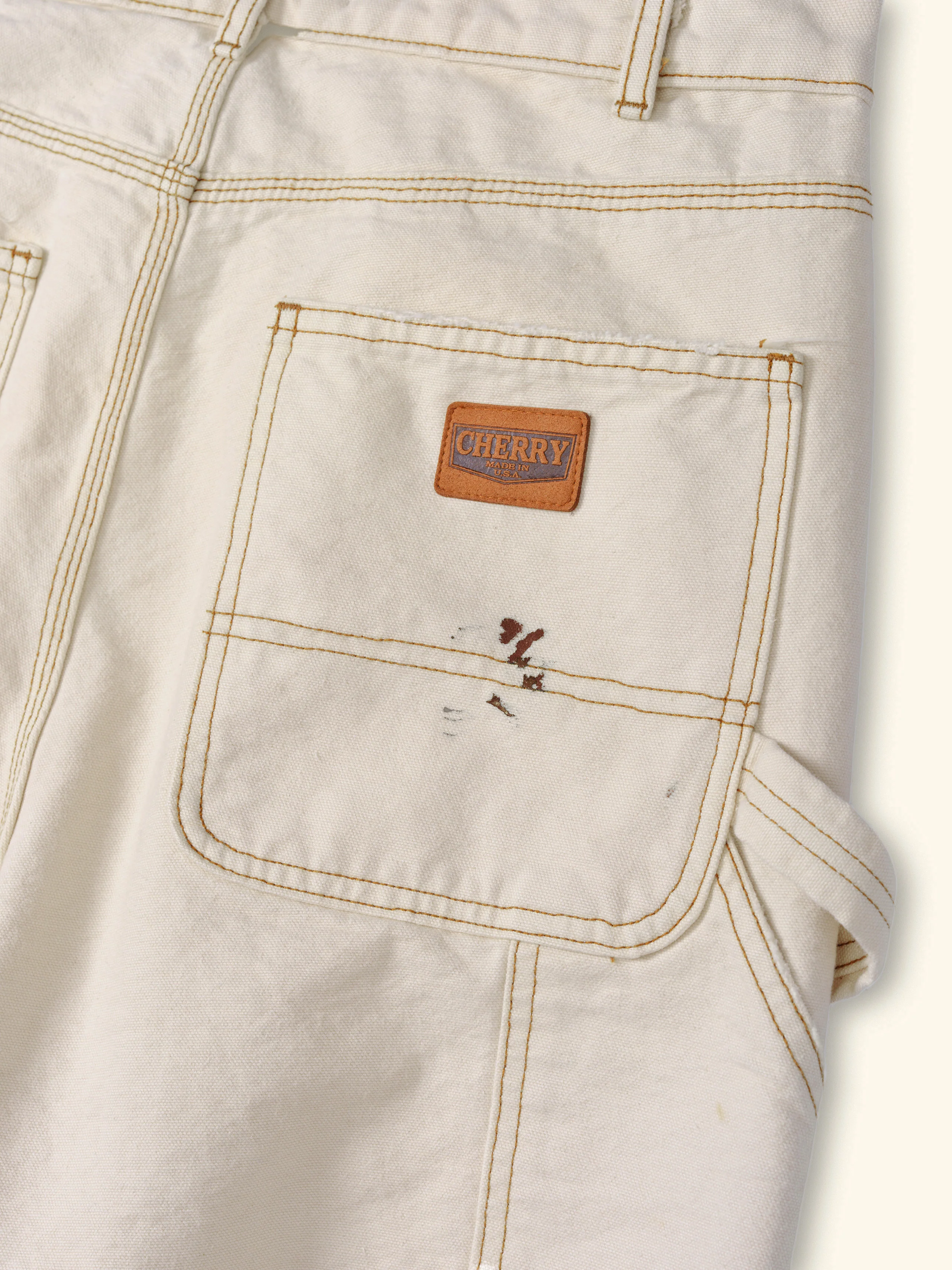 Canvas Carpenter Pant (Vintage White) - Image 8