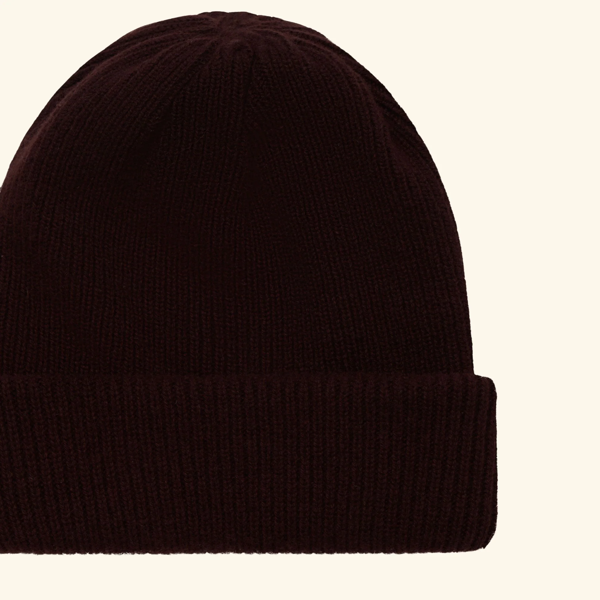 Cashmere Beanie (Brown) - Image 3