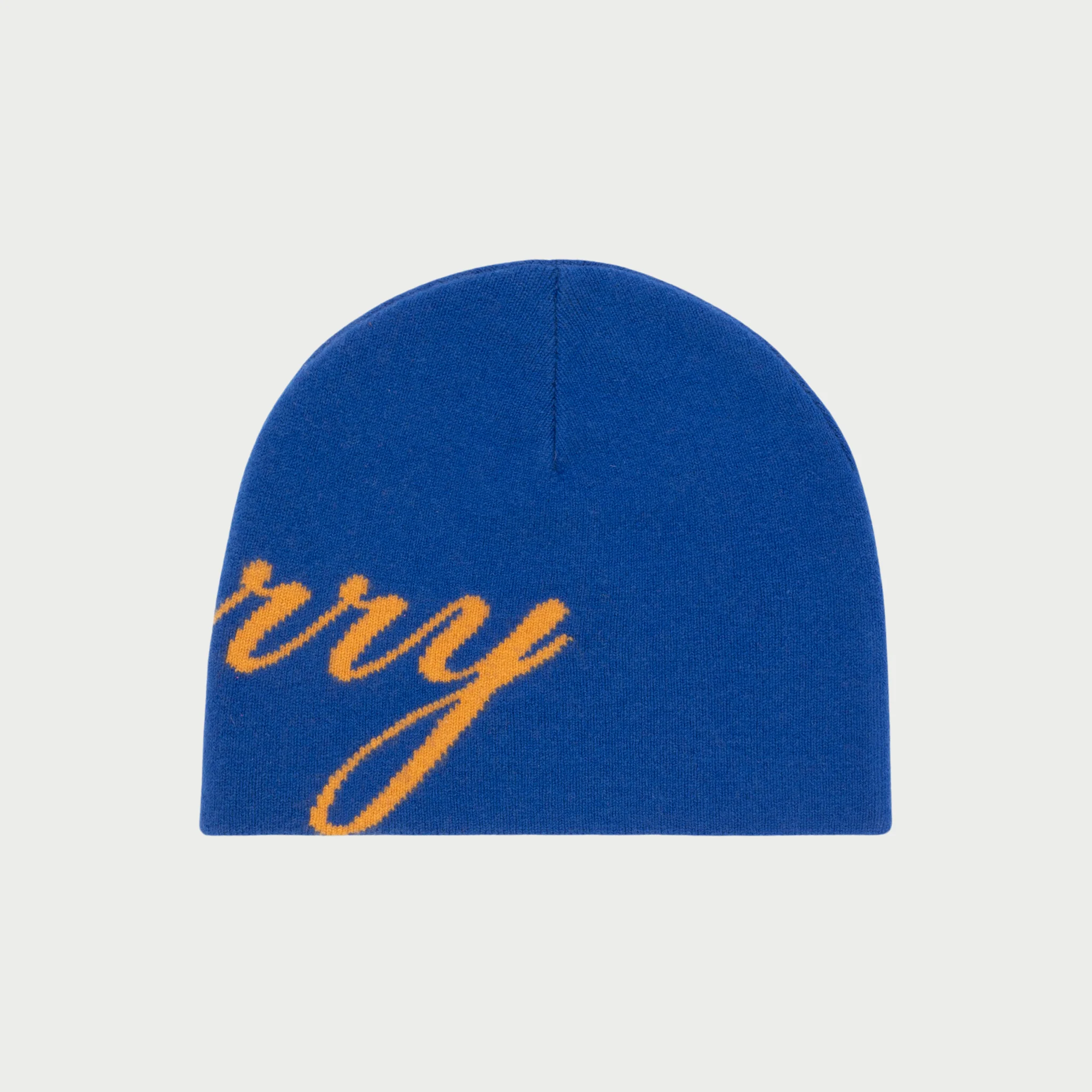 Cashmere Skull Cap Beanie (Blue) - Image 2