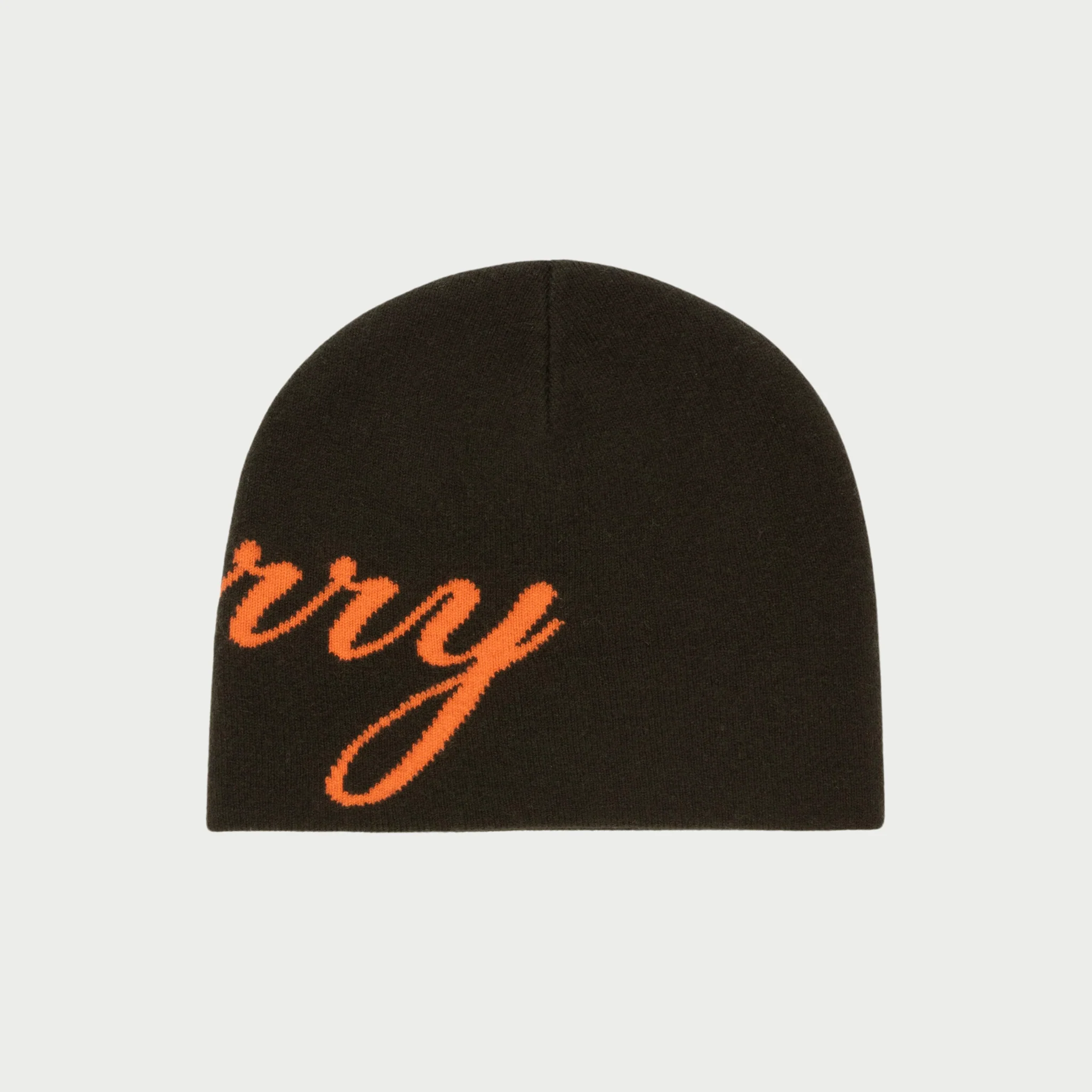 Cashmere Skull Cap Beanie (Brown) - Image 2