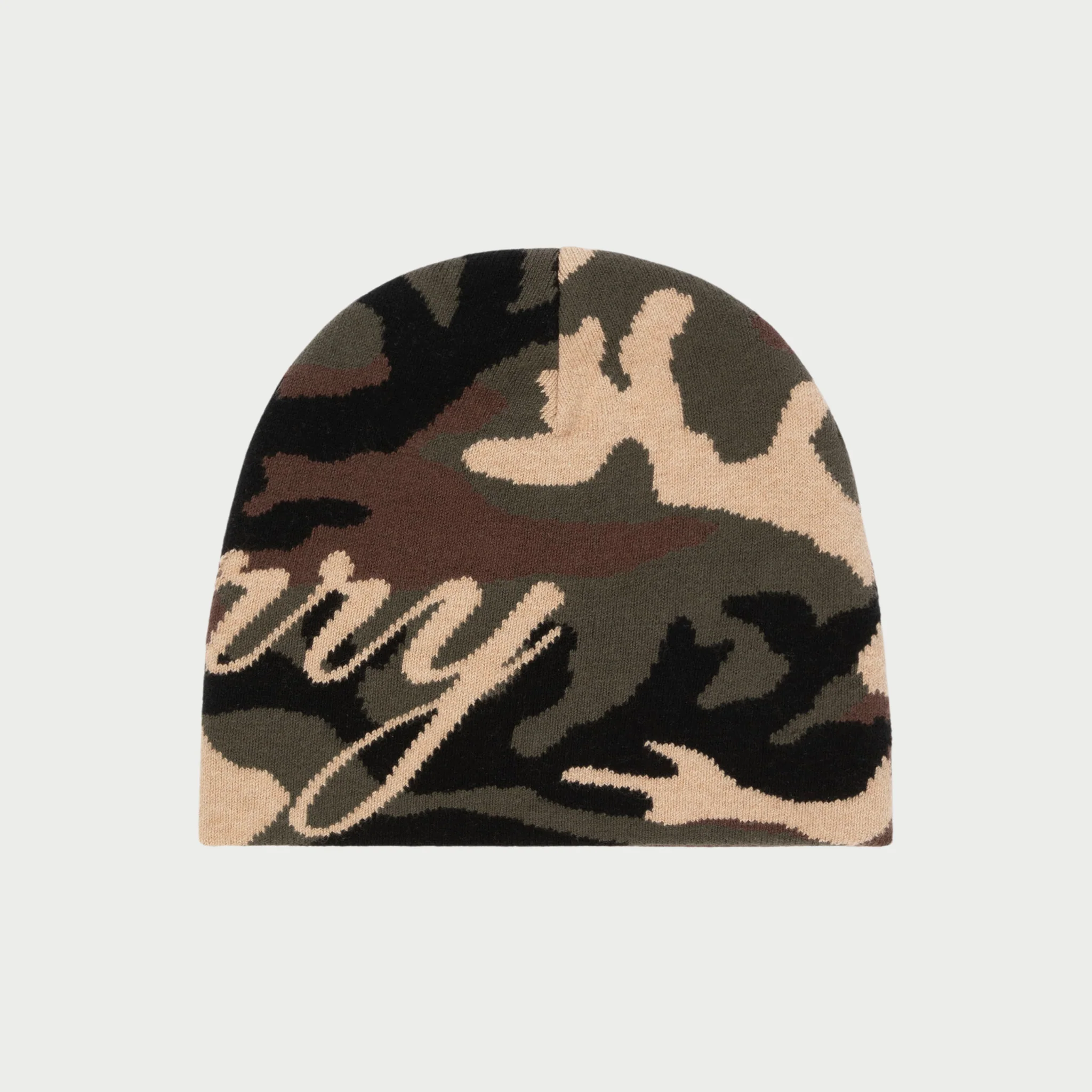 Cashmere Skull Cap Beanie (Camo) - Image 2