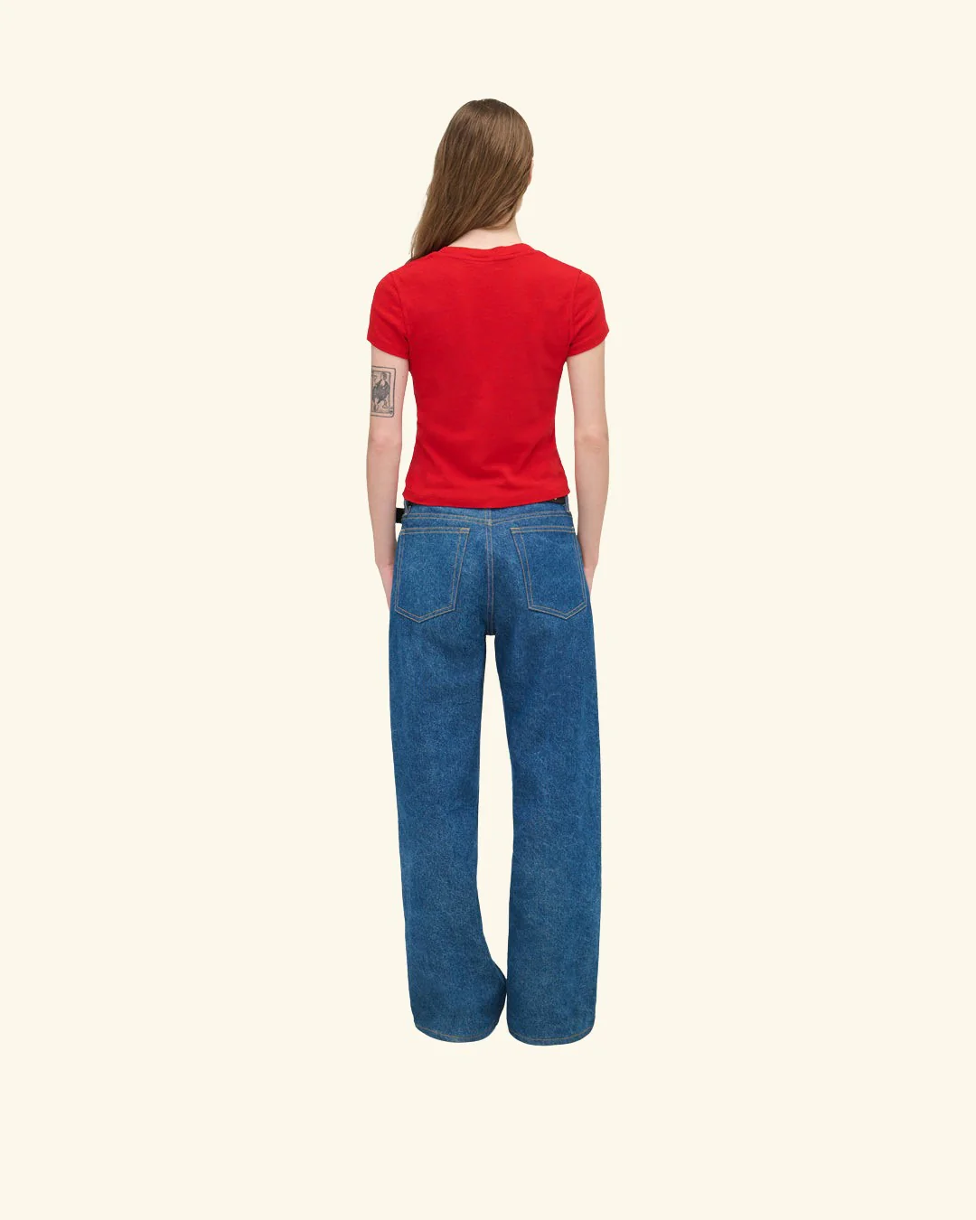 Cherry American Baby Tee (Red) - Image 5