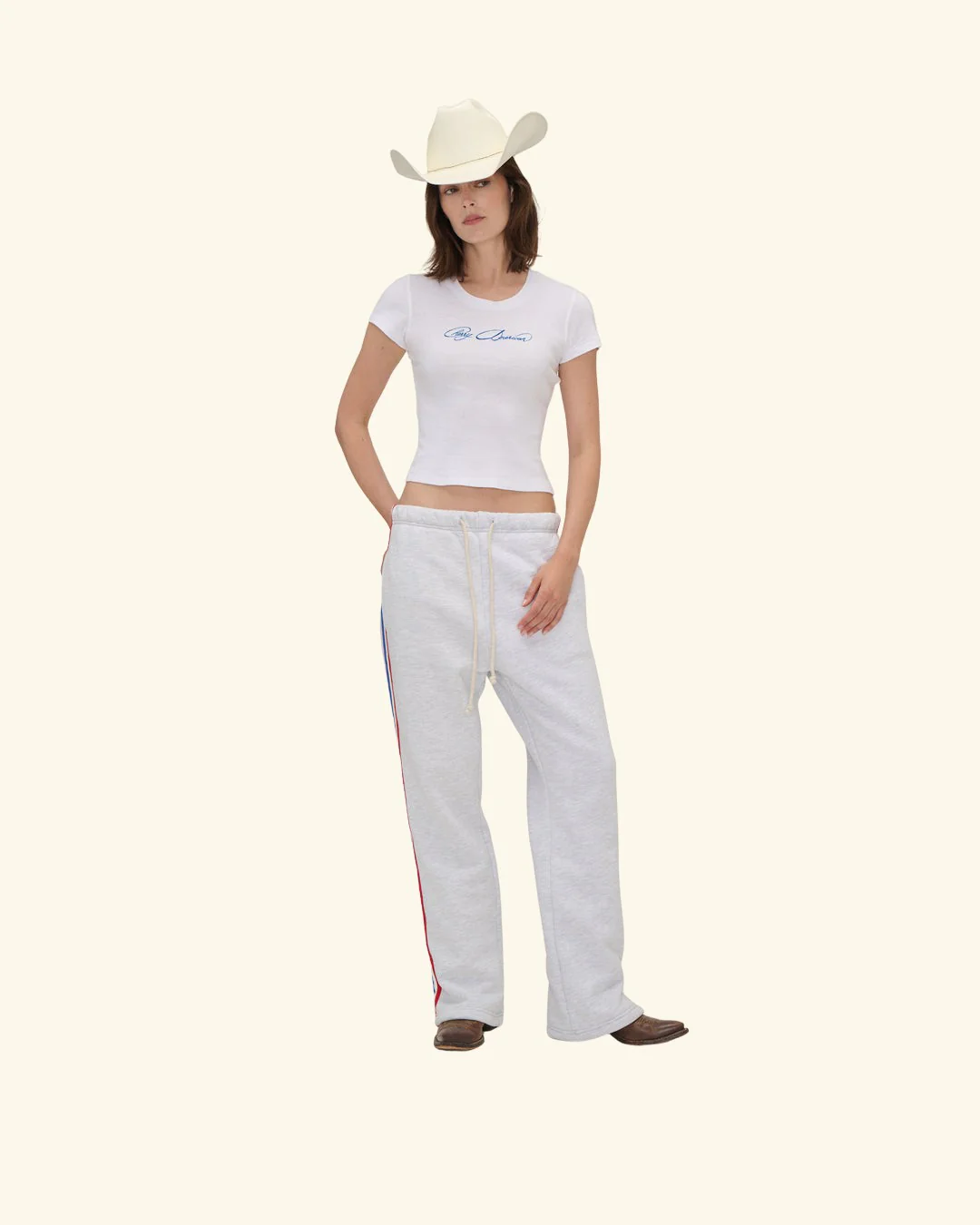Cherry American Baby Tee (Vintage White) - Image 4