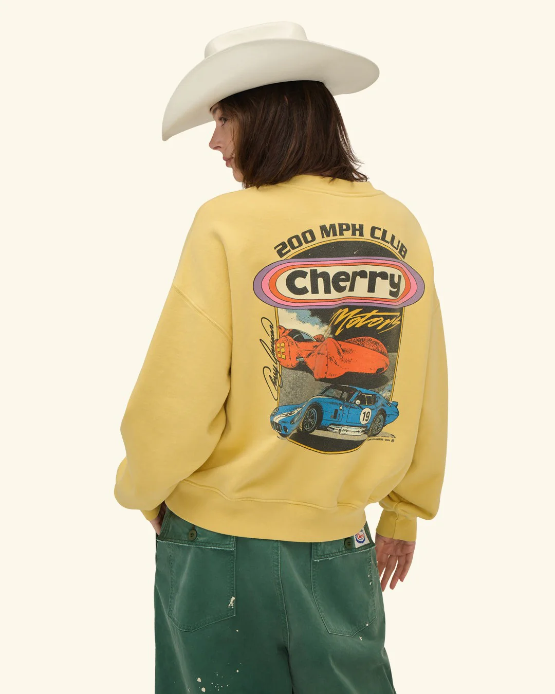 Cherry American Crewneck (Butter) - Image 3