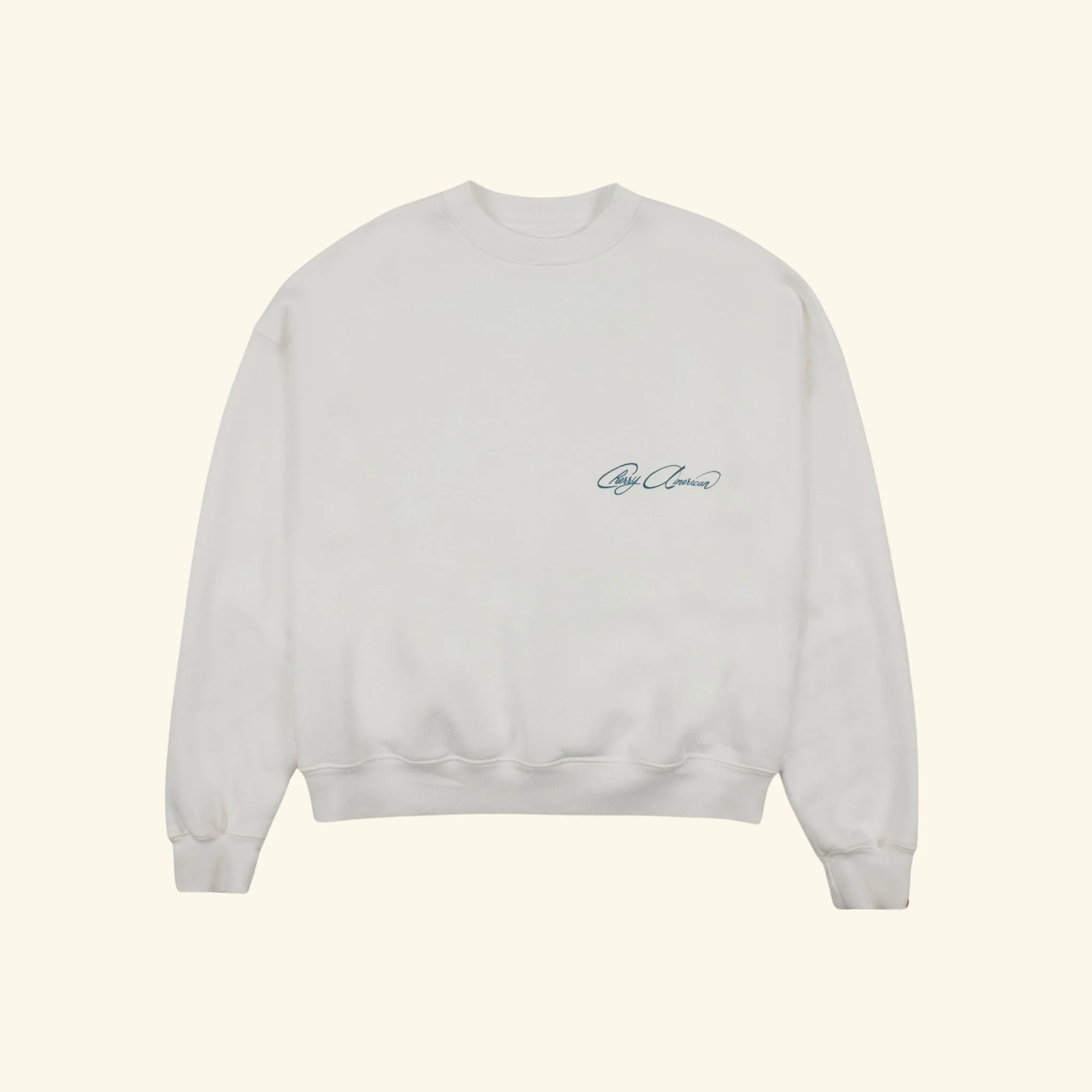 Cherry American Crewneck (Vintage White)