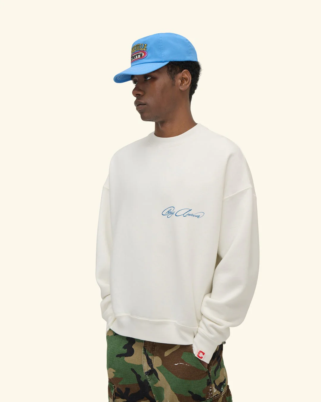 Cherry American Crewneck (Vintage White) - Image 3