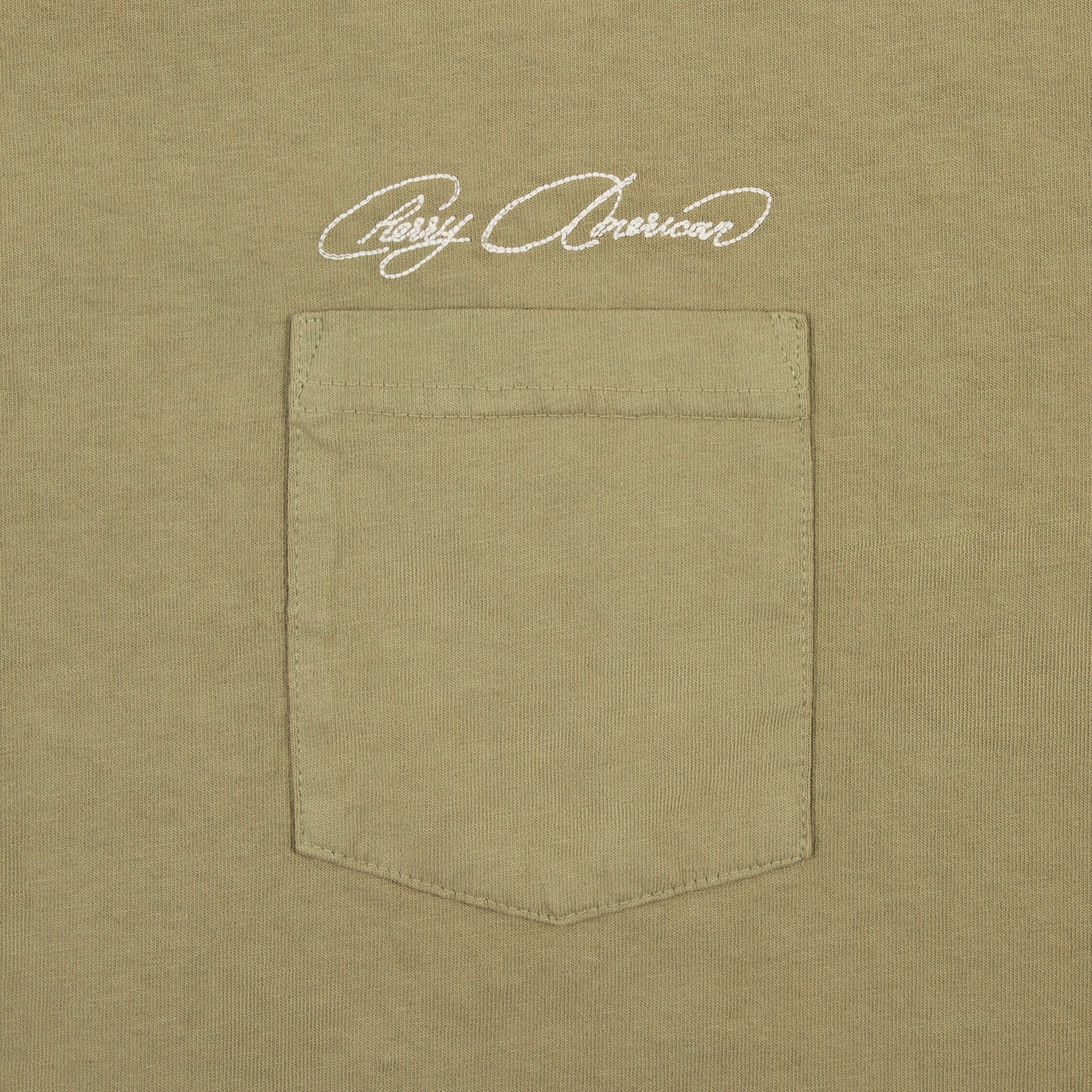Cherry American Pocket T-Shirt (Cactus) - Image 3