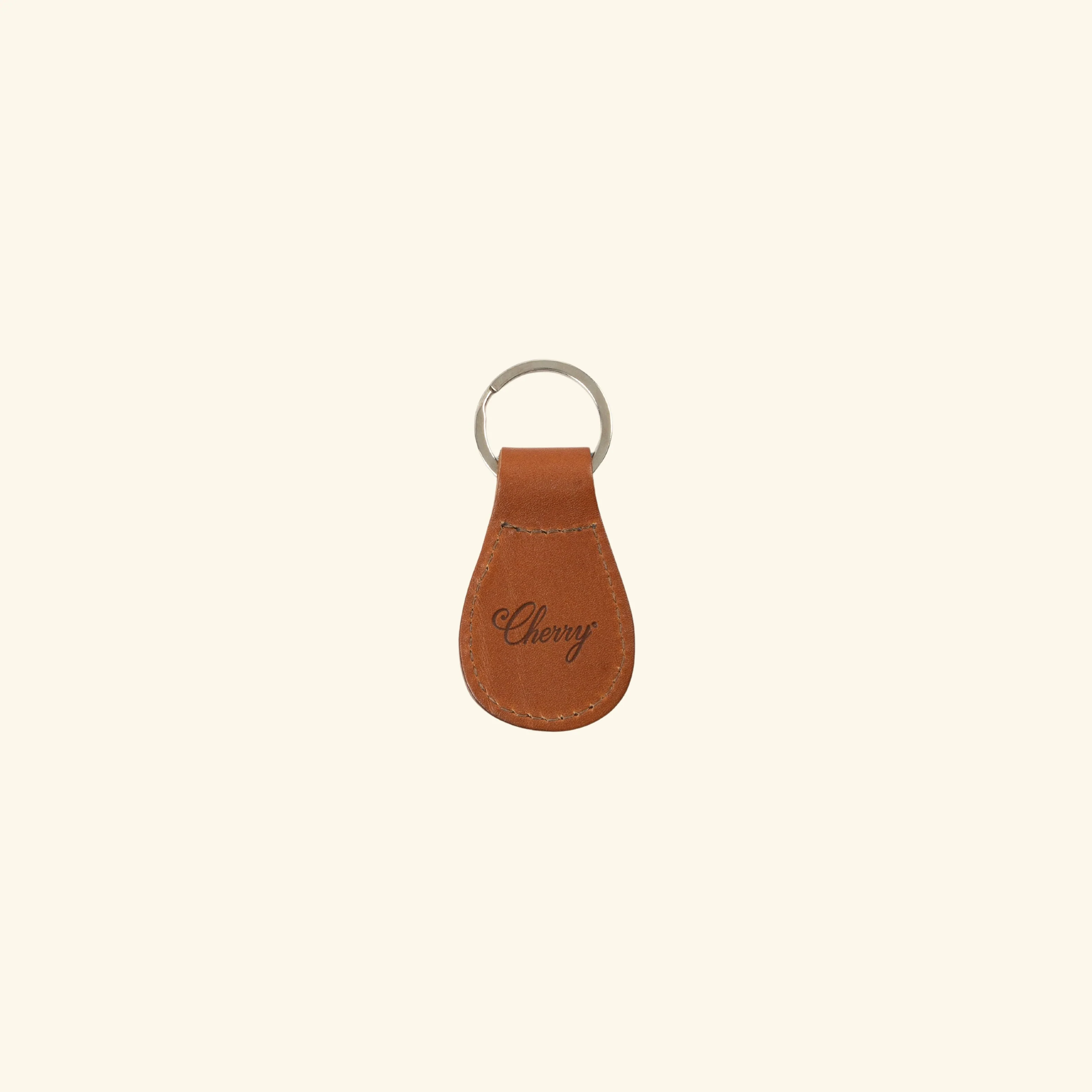 Leather Studded Keychain - Image 2