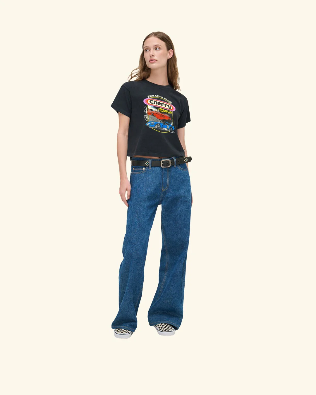 Cherry Motors Women's Boxy Tee (Vintage Black) - Image 4