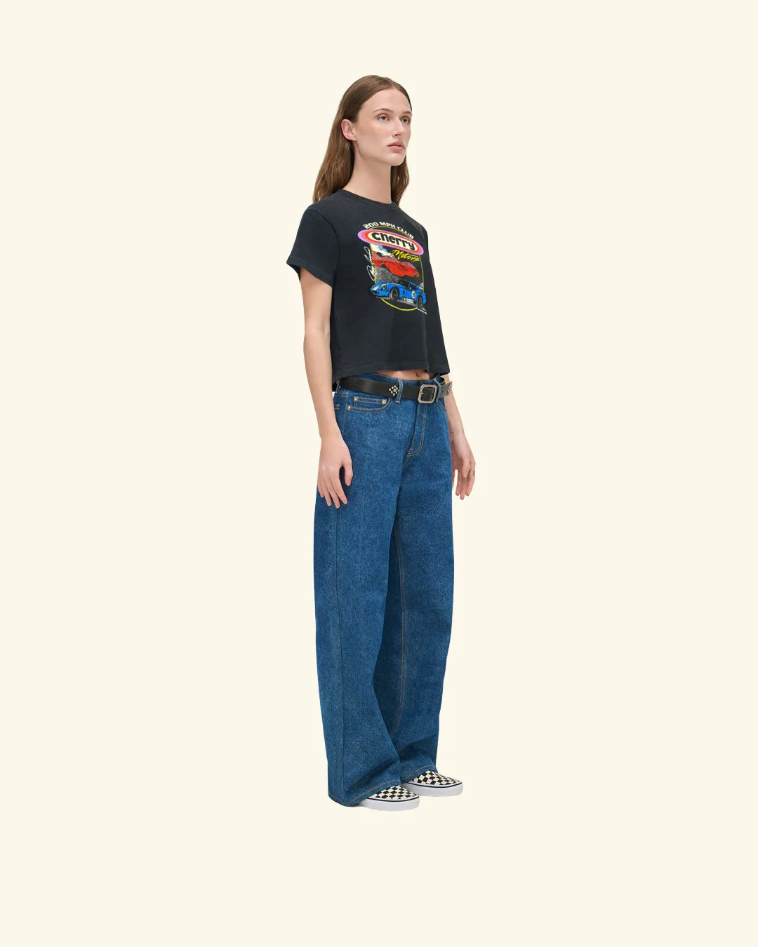 Cherry Motors Women's Boxy Tee (Vintage Black) - Image 5